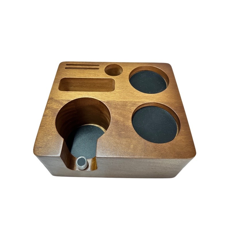 Coffee Tamper - Handle Support - Adjustable Multifunctional Solid Wood Tamper Base - 51/54 mm Coffee Tamper - Handle Support - Adjustable Multifunctional Solid Wood Tamper Base - 51/54 mm