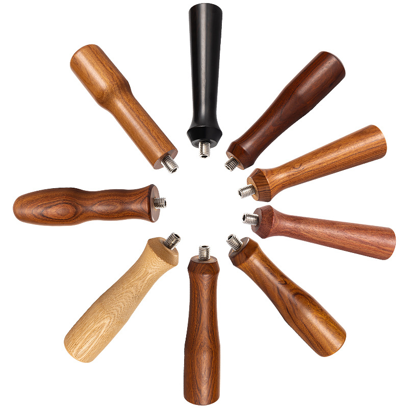 Coffee solid wood handle - wooden products modified wooden handle accessories coffee handle handle - coffee maker handle - black model - 1 piece Coffee solid wood handle - wooden products modified wooden handle accessories coffee handle handle - coffee maker handle - black model - 1 piece
