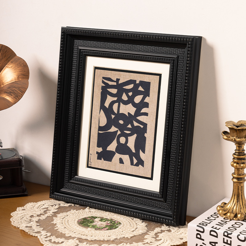 Picture frame - Black picture frame - Oil painting
