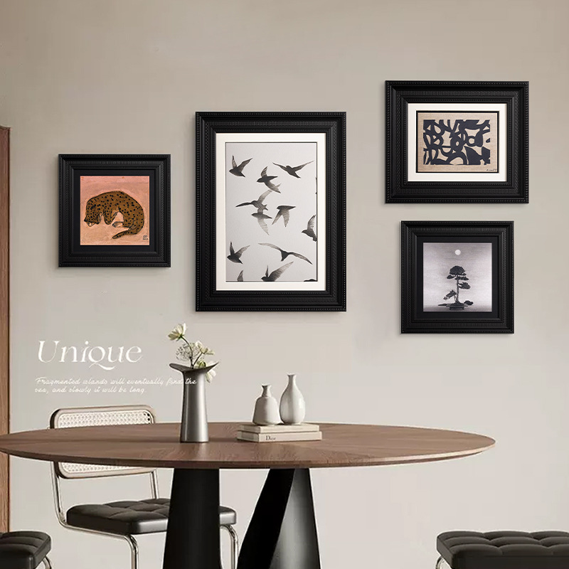 Picture frame - Black picture frame - Oil painting