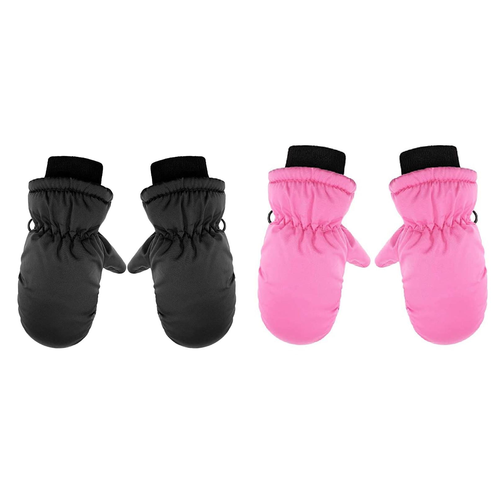 GXWEA Gloves For Kids Toddler Skis Kids Gloves Winter Gloves Thick Gloves Stretchy Warm Gloves Boys Girls 6-24 Months One Size color-4