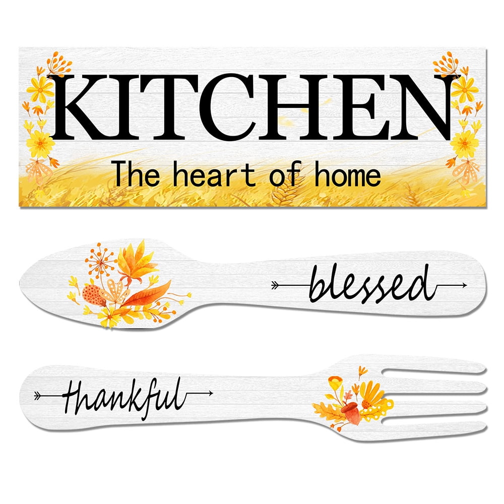 3 Pieces Sunflower Kitchen Decor Spring Decorations Blessed Thankful Wooden Hanging Sign Sunflower Gifts Wall Art Decor Farmhouse Summer Home Decor for Kitchen White 3 Pieces Sunflower Kitchen Decor Spring Decorations Blessed Thankful Wooden Hanging Sign Sunflower Gifts Wall Art Decor Farmhouse Summer Home Decor for Kitchen White