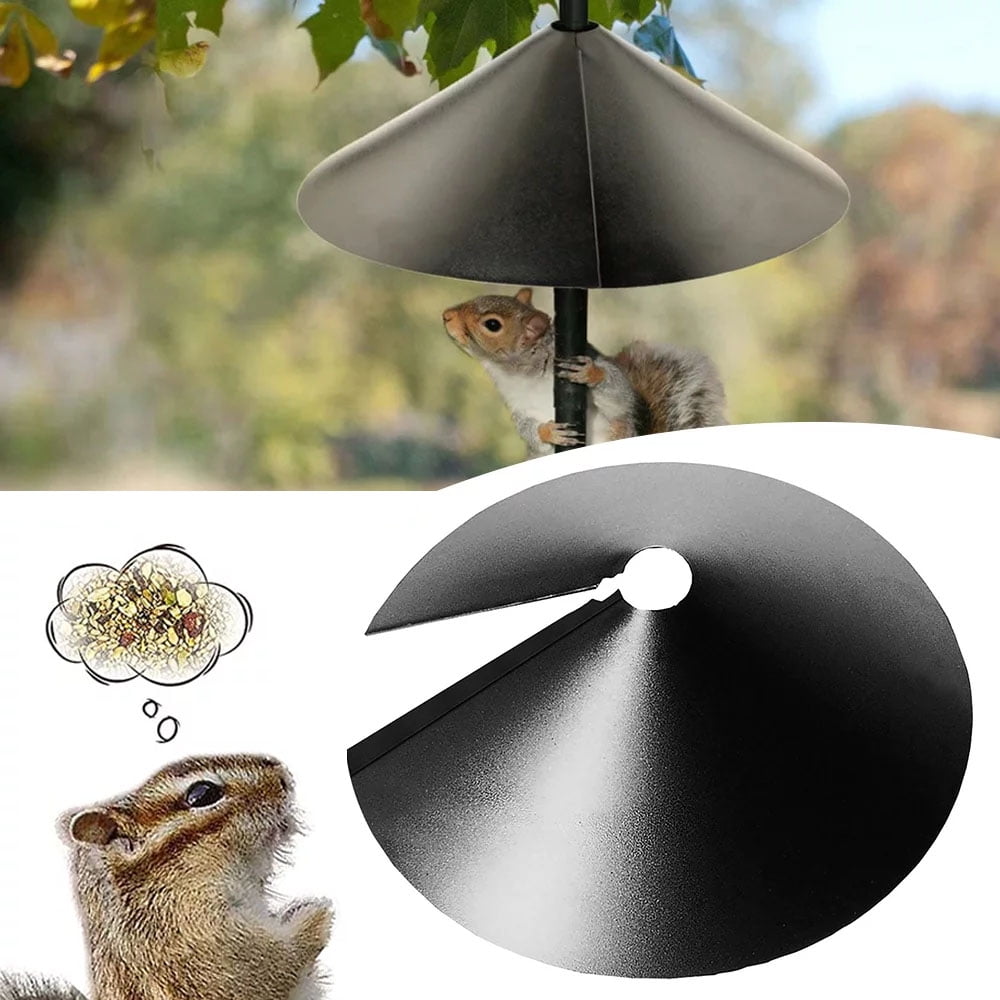 Squirrel Proof Baffle 鈥?12/14/16/18 Inches Wide Squirrel Protection for Bird Feeders 鈥?Anti-Rust Galvanized Steel Hangable Baffle