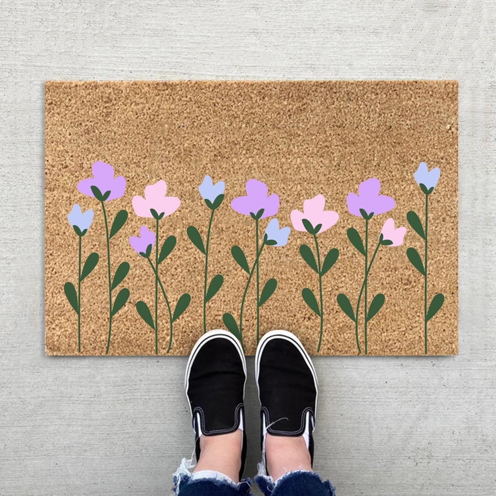 16x24 inch Doormats for Outdoor Entrance Home Waterproof Floor Mat Outdoor Rug Front Door Spring Mat Floor Decor Outdoor Summer Decor Spring Rugs Mat for Front Door Outside Outdoor Porch Mat Doormat17