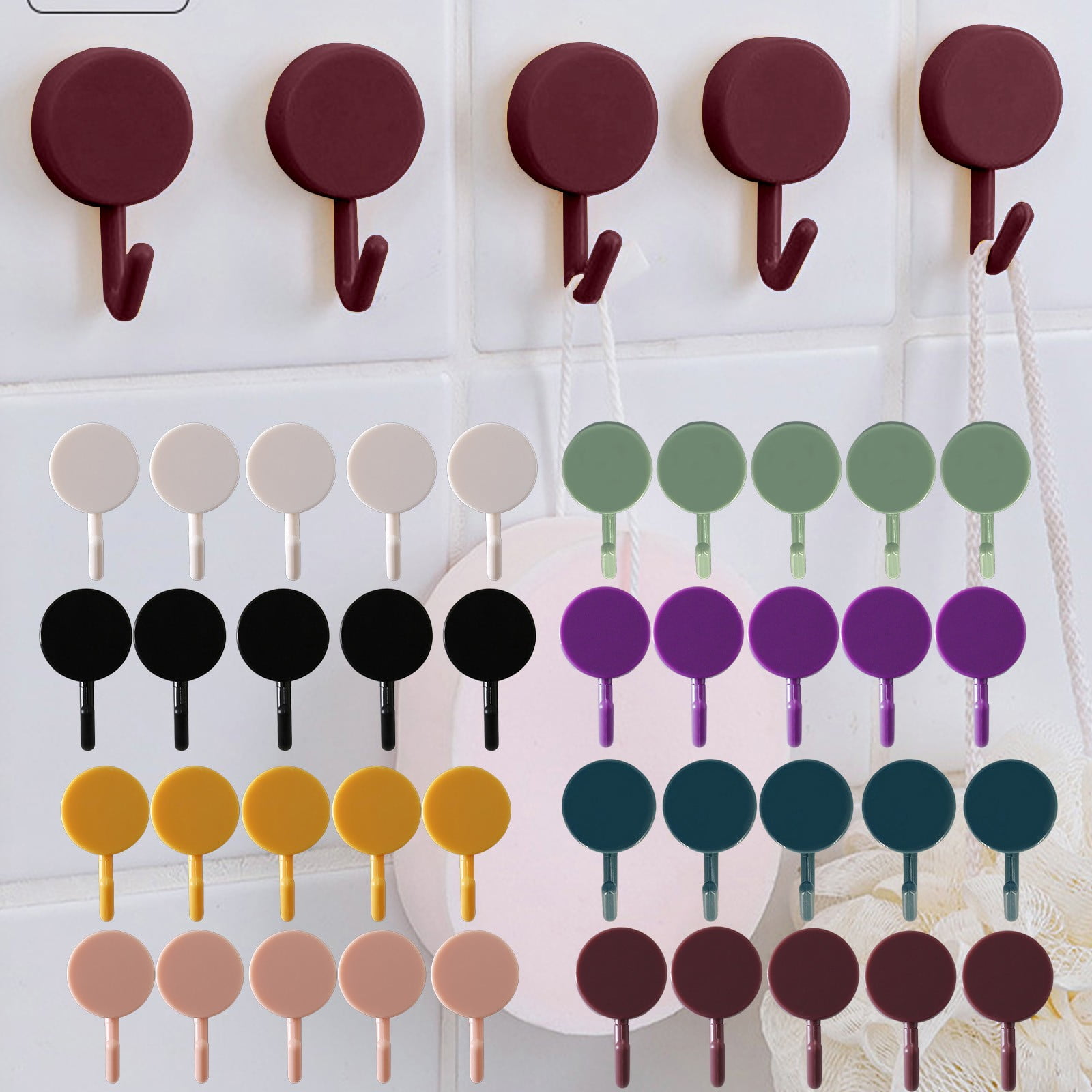 Clearance! PALIFEUR 12 Pcs Wall Hooks for Hanging Clearance! PALIFEUR 12 Pcs Wall Hooks for Hanging