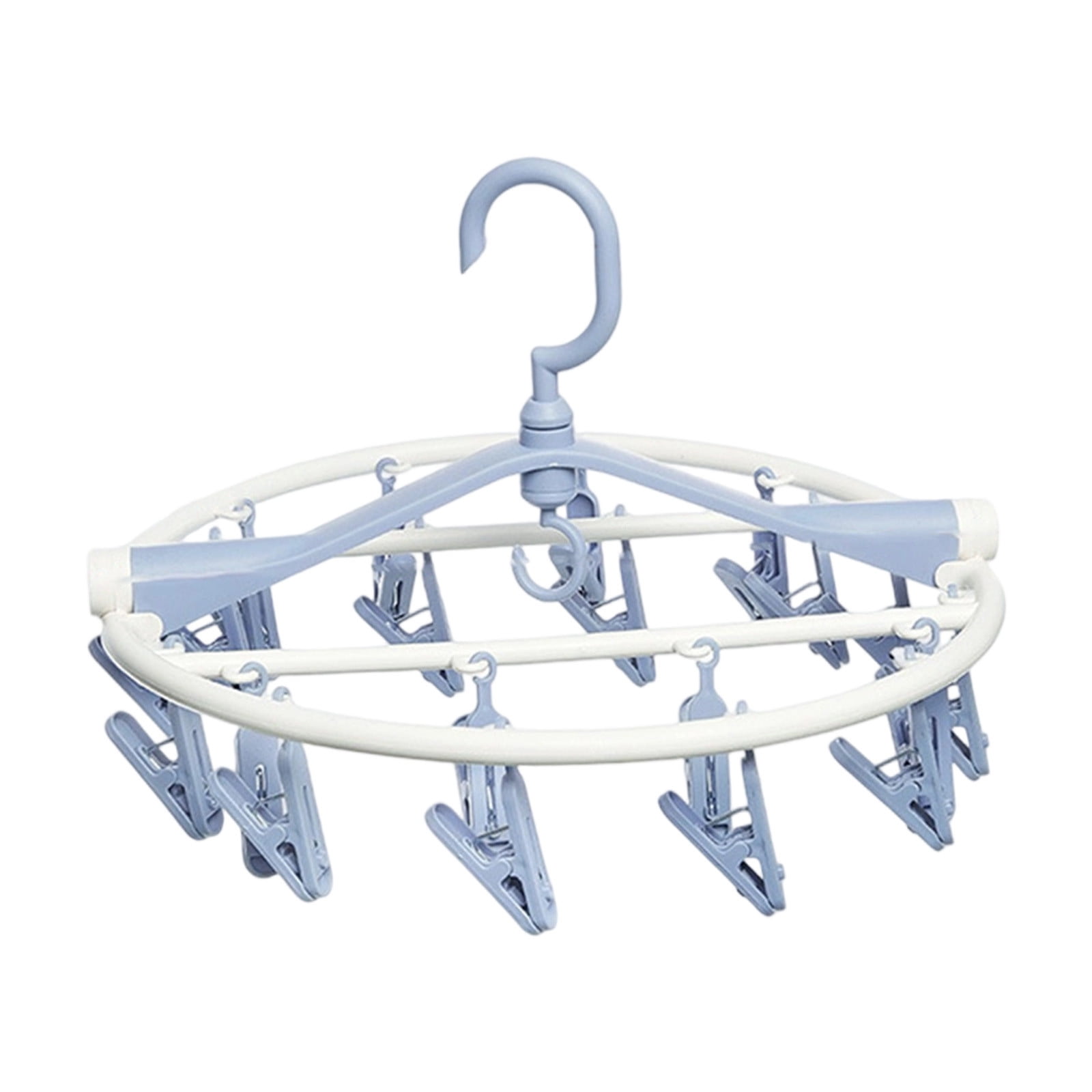 Tyidzon Drying Rack Clothing Hanging Clothes Drying Rack with 20 Clips