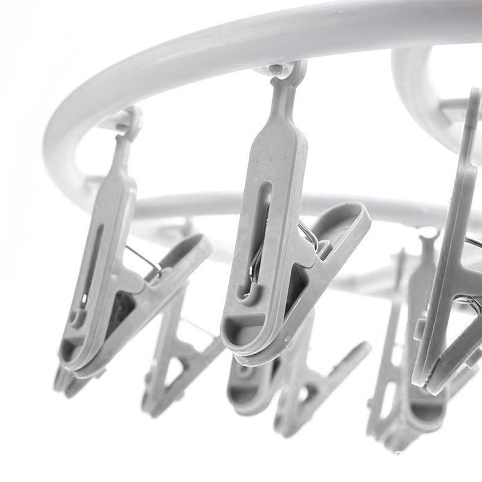 Tyidzon Drying Rack Clothing Hanging Clothes Drying Rack with 20 Clips