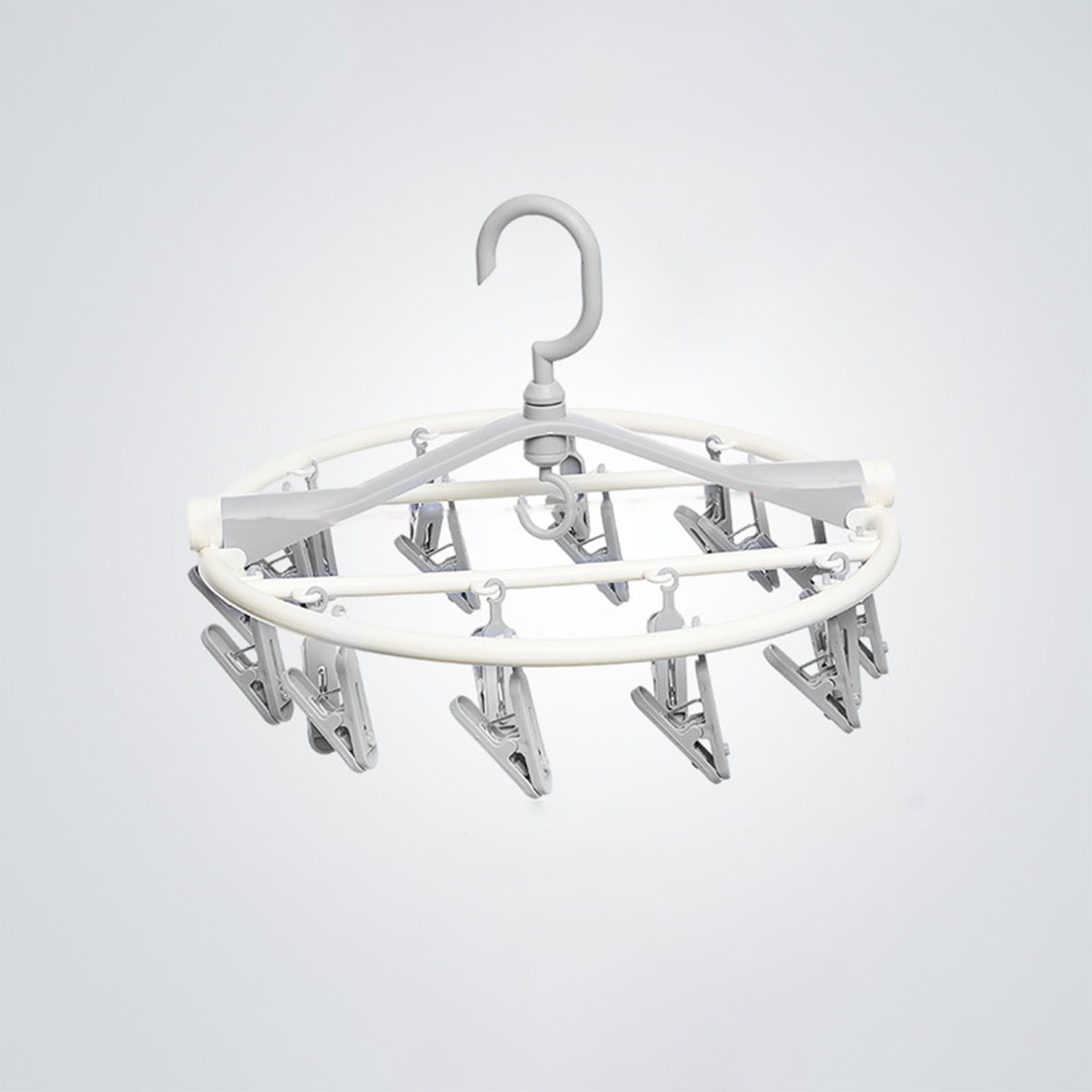 Tyidzon Drying Rack Clothing Hanging Clothes Drying Rack with 20 Clips