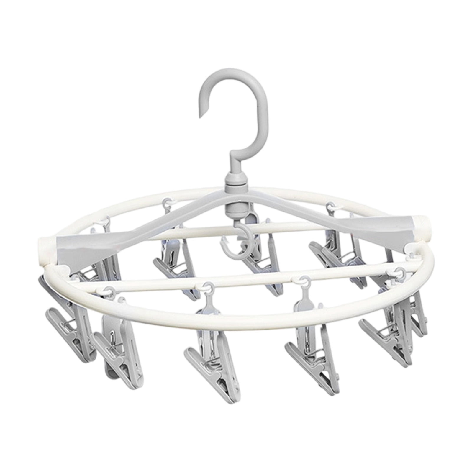 Tyidzon Drying Rack Clothing Hanging Clothes Drying Rack with 20 Clips