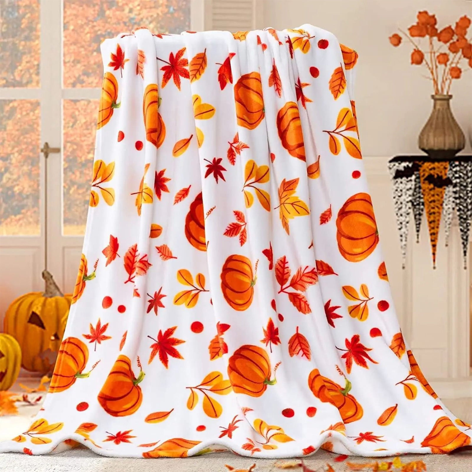 Xuniizn Fall Throw Blanket Breathable Fleece Blanket Xuniizn Fall Throw Blanket Breathable Fleece Blanket
