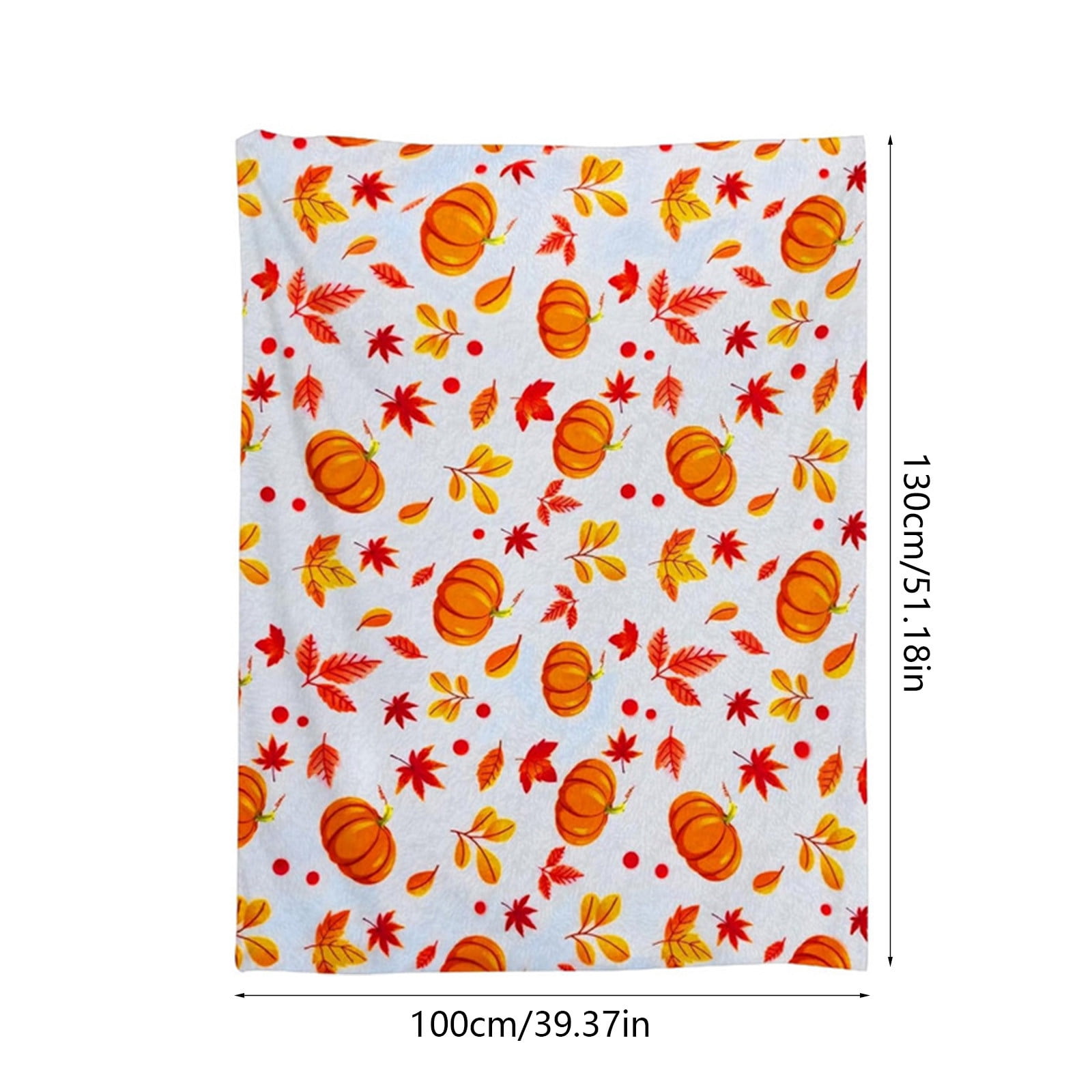 Xuniizn Fall Throw Blanket Breathable Fleece Blanket