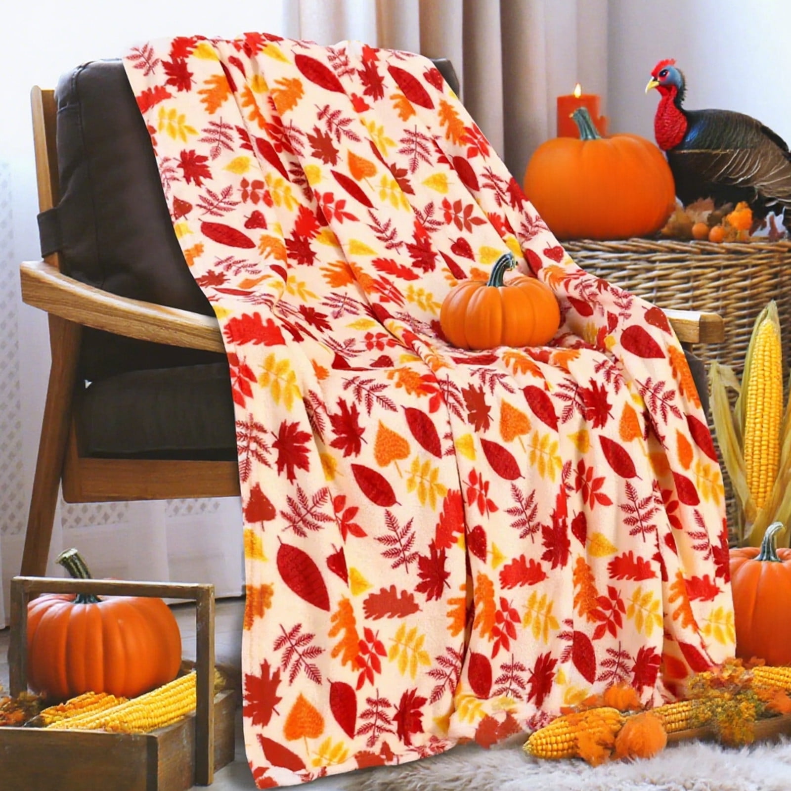 Xuniizn Fall Throw Blanket Breathable Fleece Blanket Xuniizn Fall Throw Blanket Breathable Fleece Blanket