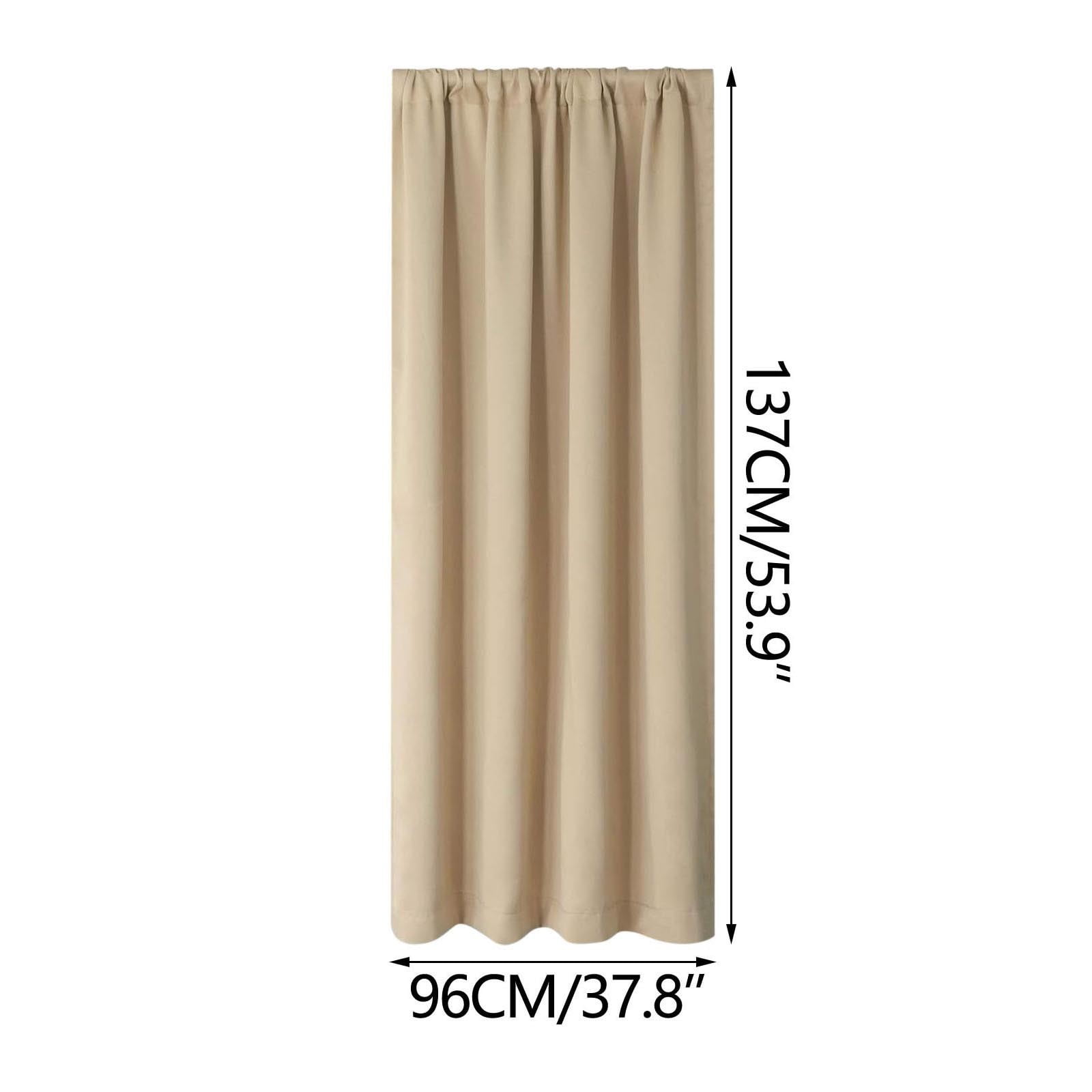 Xuniizn Blackout Curtains for Bedroom Thermal Insulated - 100%Polyester Black Out Curtains 2 Panels Set Room Darkening Window Curtains for Living Room