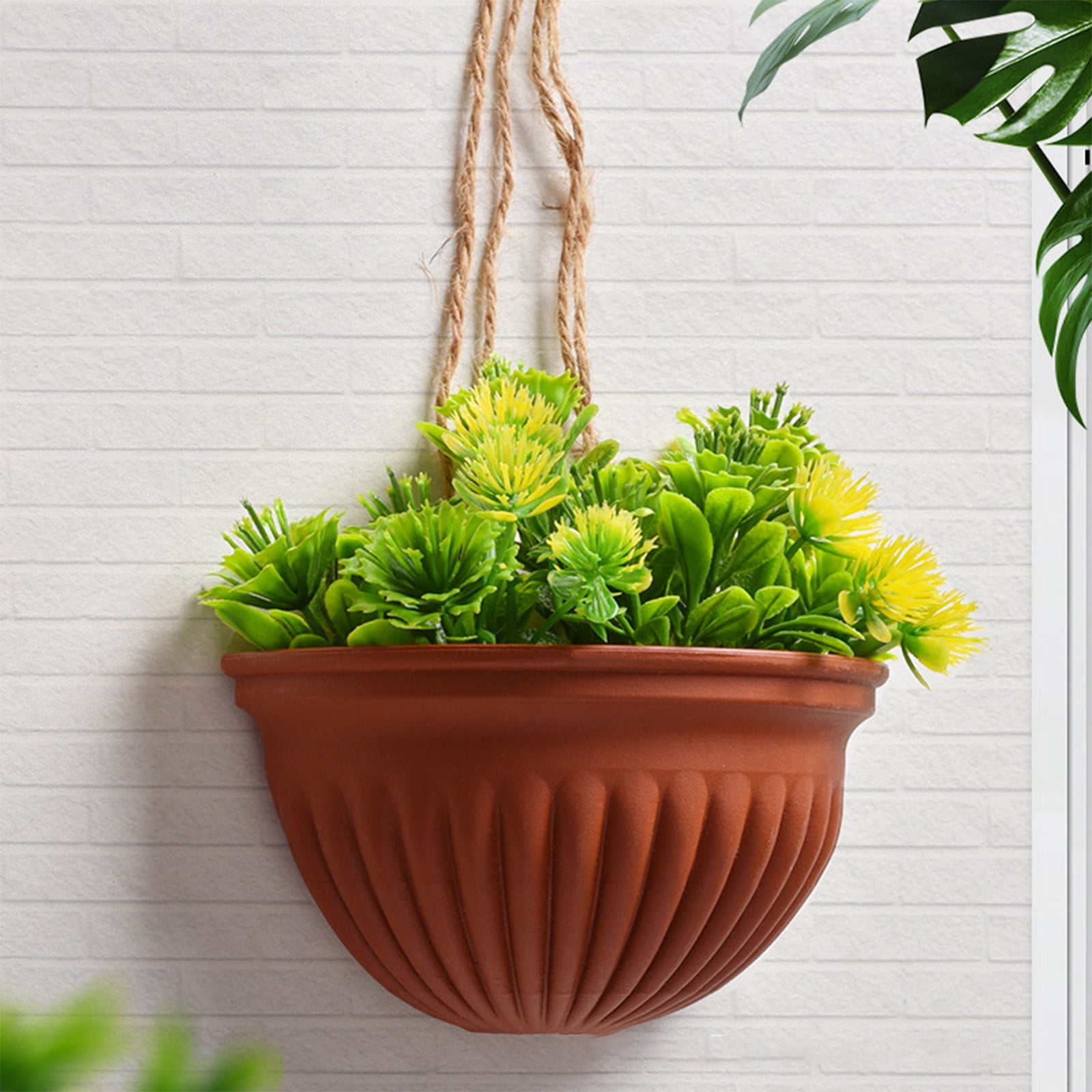 Tyidzon Semi-Circular Hanging Planters for Indoor Outdoor Plants