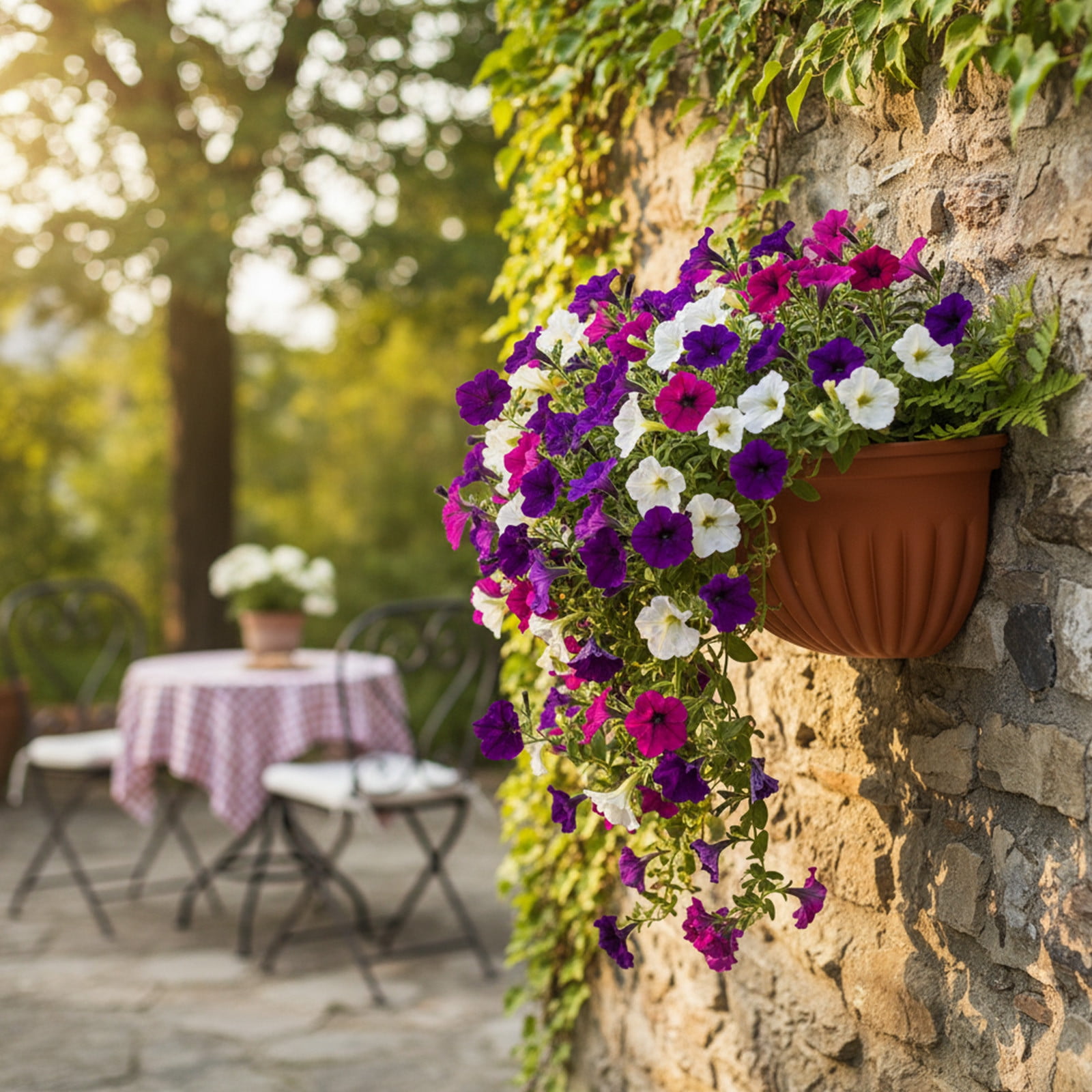 Tyidzon Semi-Circular Hanging Planters for Indoor Outdoor Plants