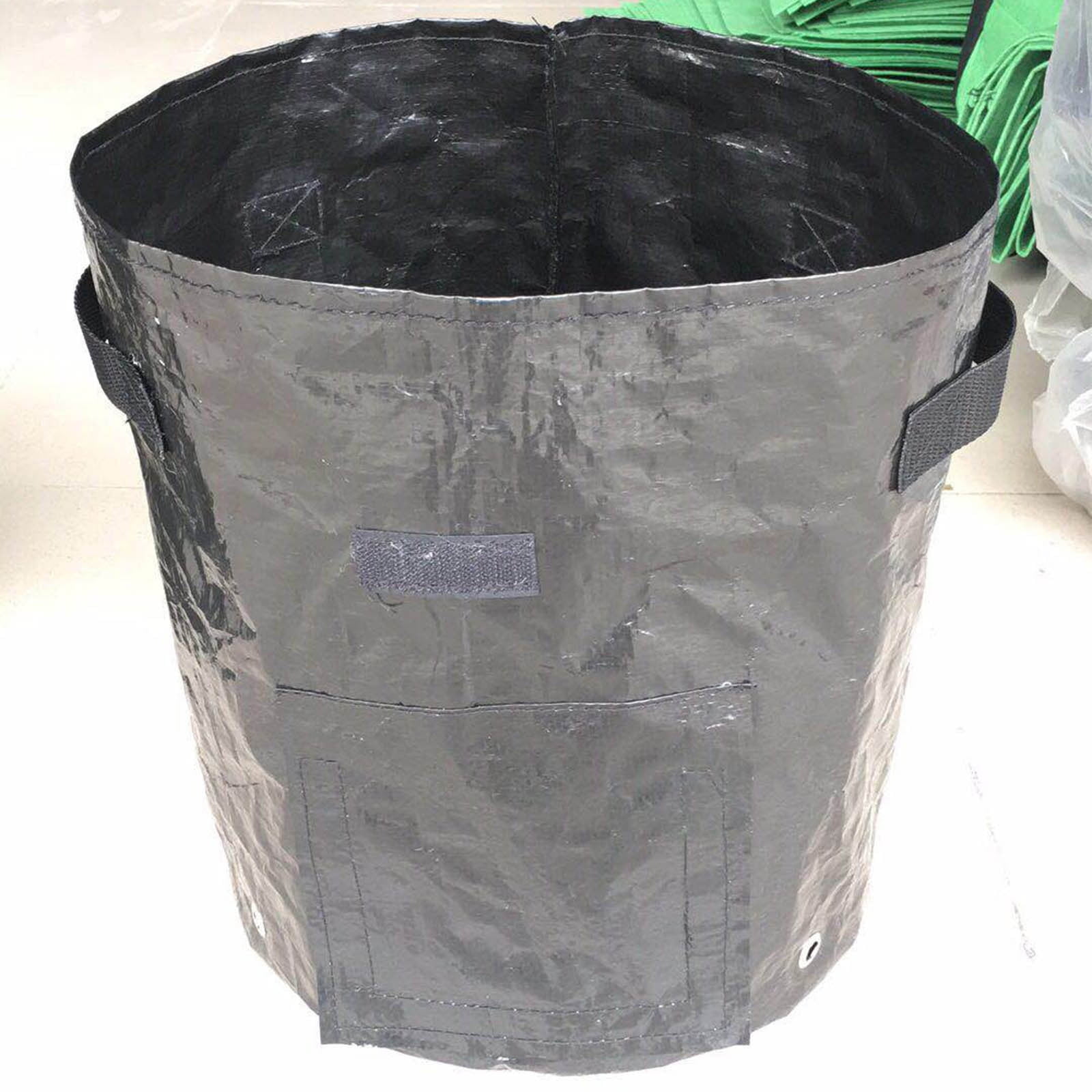 Suncoda Summer Savings 34x35cm Potato Grow Bag with Side Window & Handles 14" x 18" Black#3