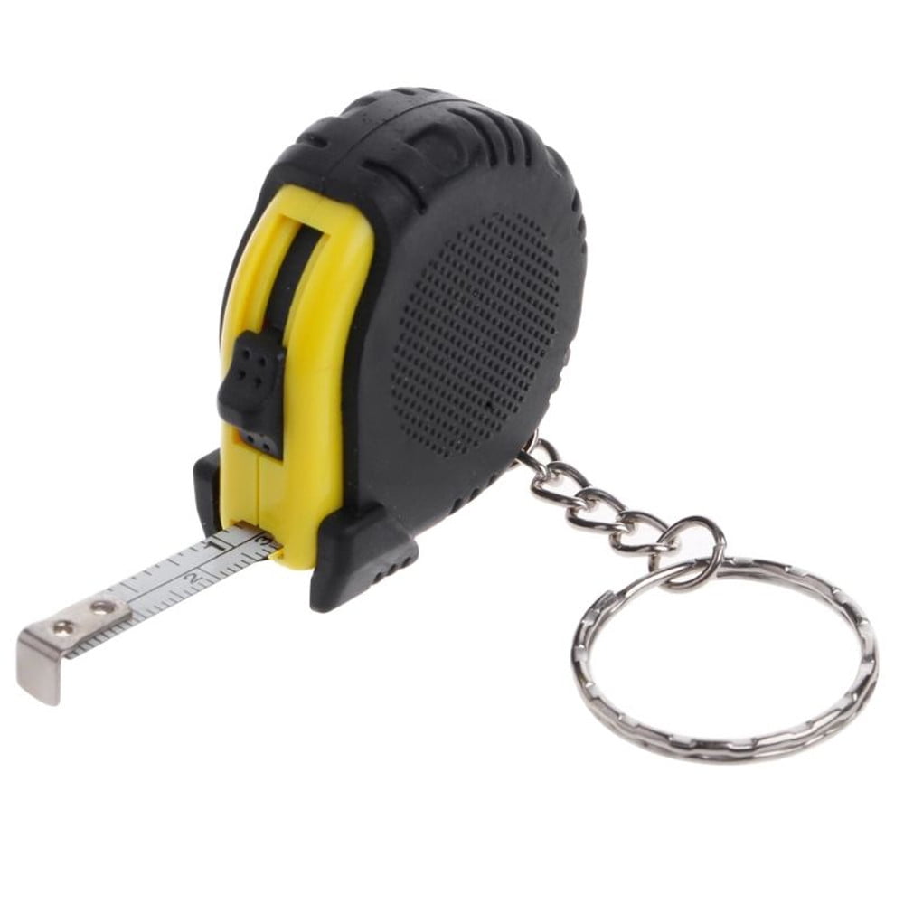 Ruler Retractable Tape Size Metric Measure 1m Pocket Chain color Key Random Tools & Home Improvement