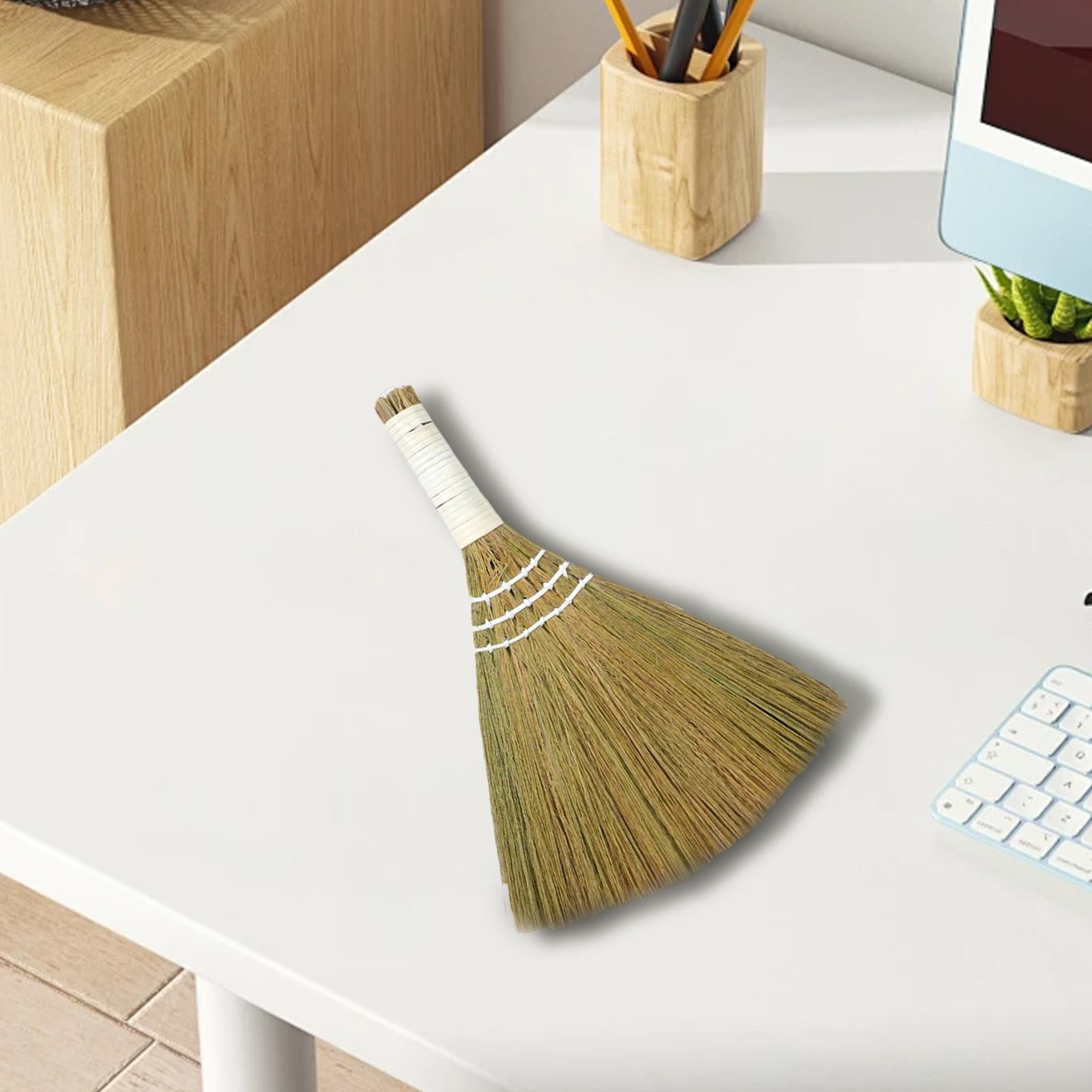 Easter Savings: Natural Vintage Style Household for Home Garage Hallway and Kitchen Soft Corn Sweep with Ergonomic Handle Perfect for Indoor and Outdoor Cl Linen 3D Molds Silicone Standing Army Green