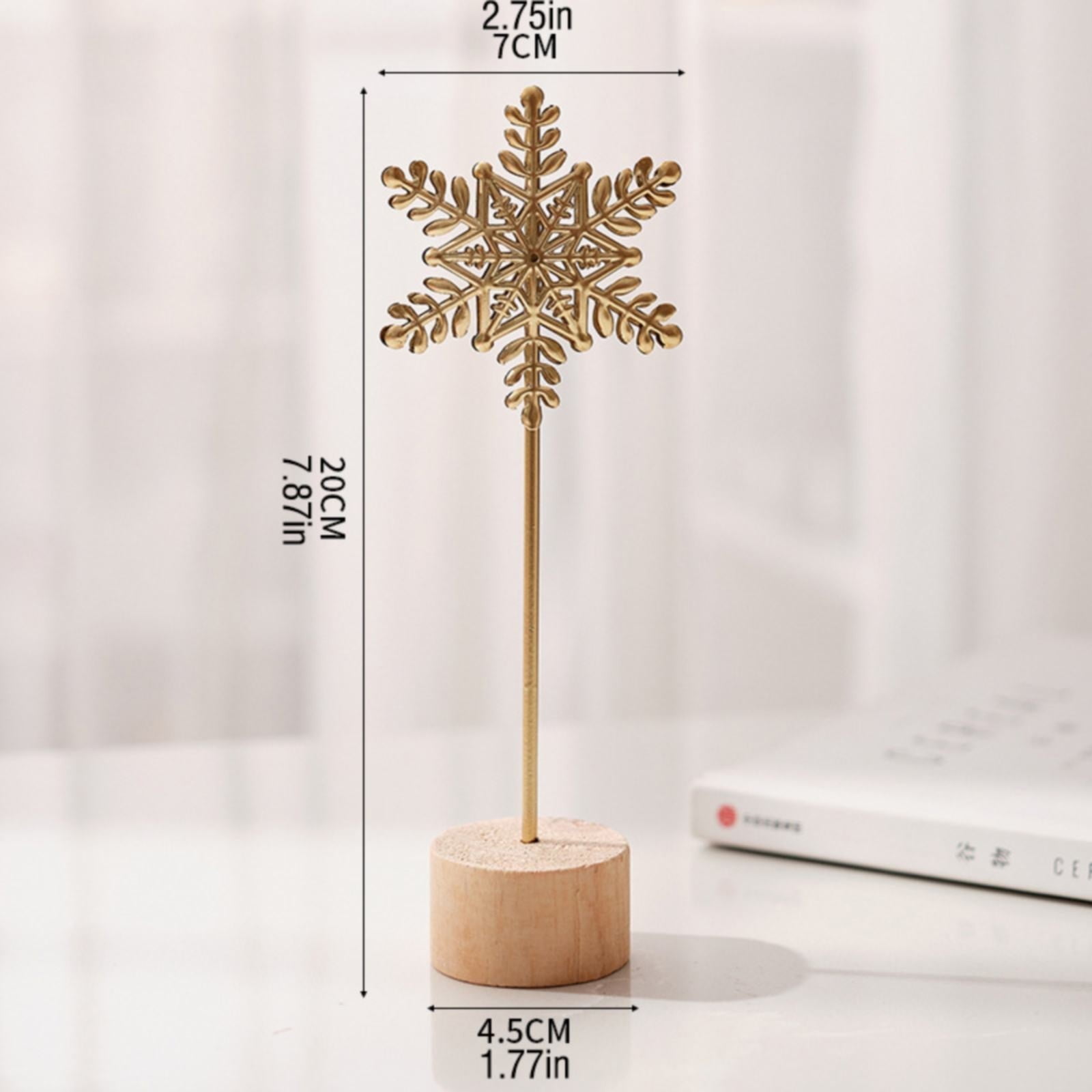 Leaf Decor Metal Golden Leaf Ornaments and Base Modern Simple Gold Leaf Table Sculpture for Living Room Bedroom Bookshelf Desktop Decoratio