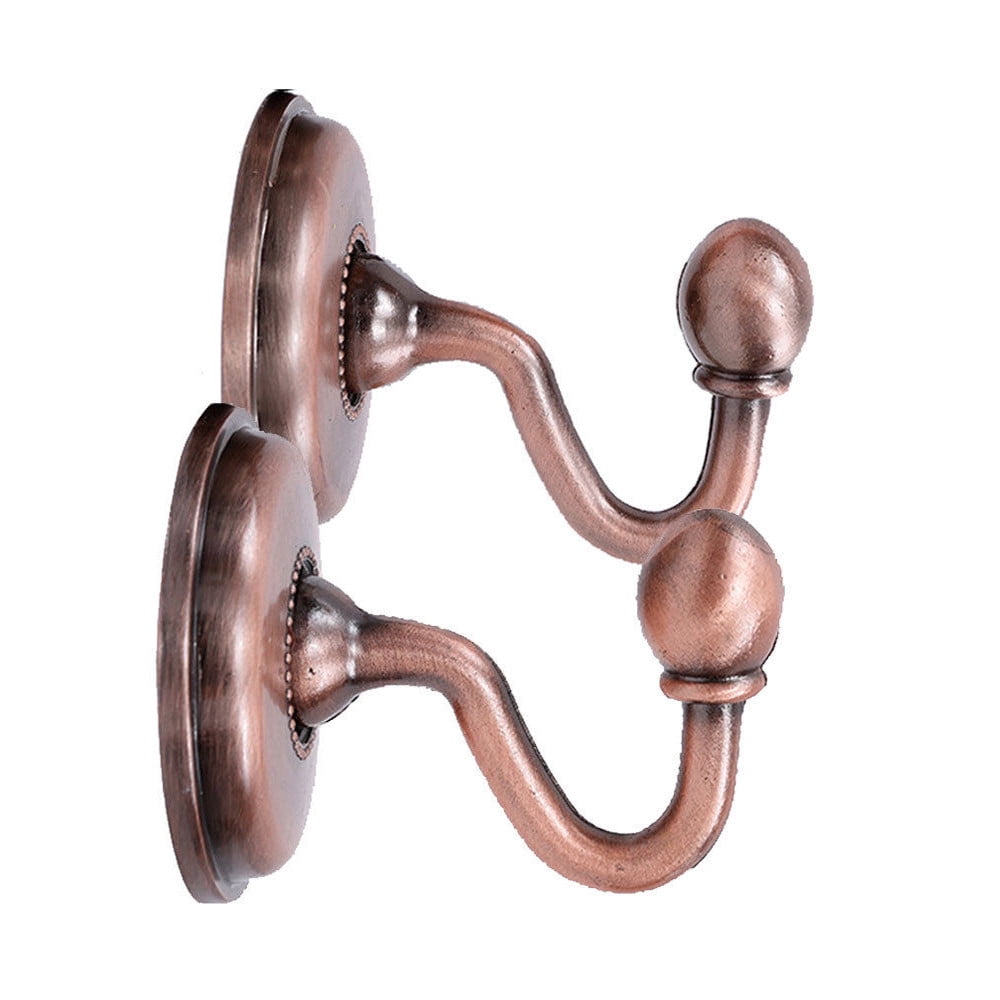 European Style Coat Hook Wall Hook A19 Red Bronze 2Pc European Style Coat Hook Wall Hook