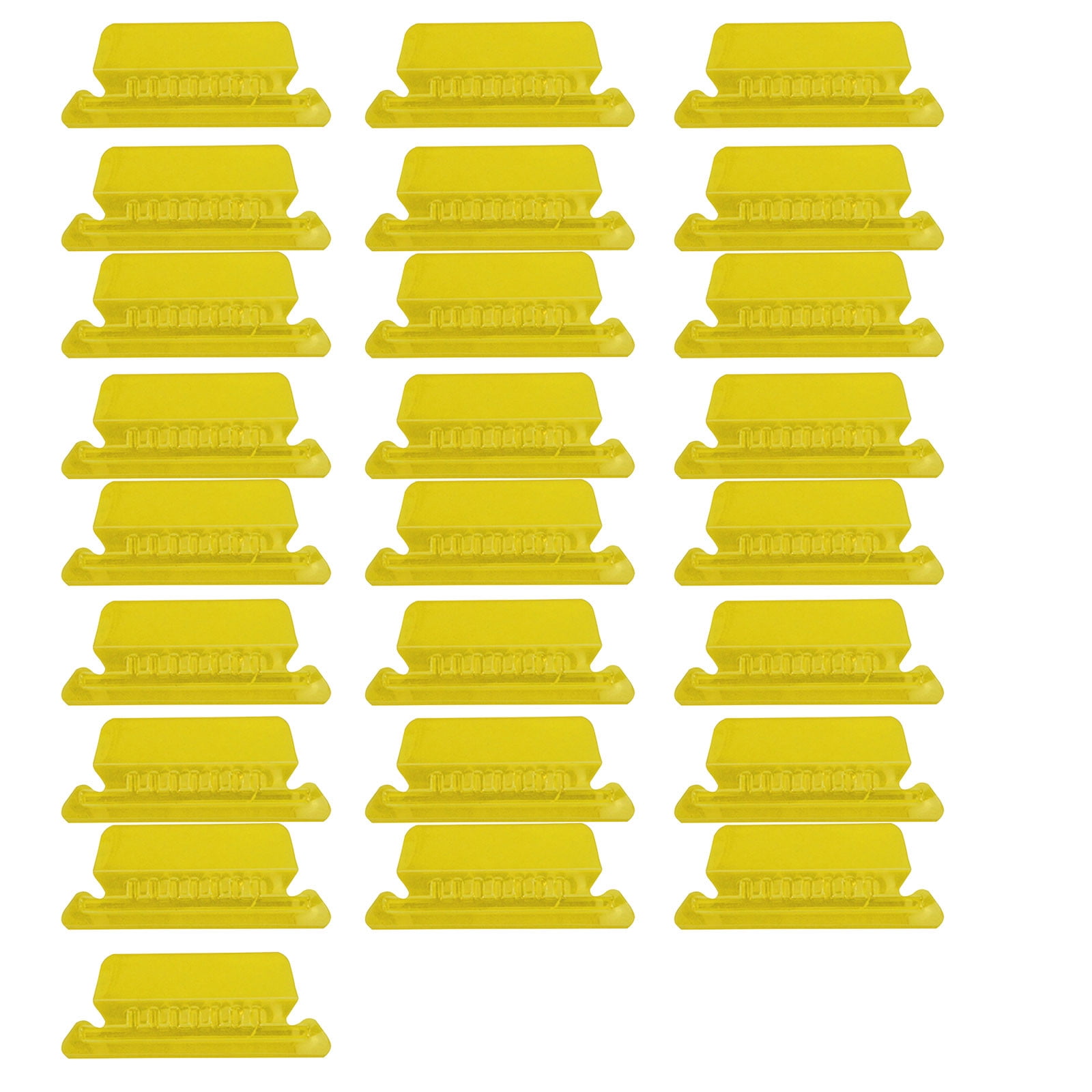 Color Label Index Clip Yellow Jwdx File Folder Tabs 25 Hanging File Folder Tabs and 25 Inserts for Quick Organize and Identification Plastic Hanging Files Easy to Read One Size Yellow