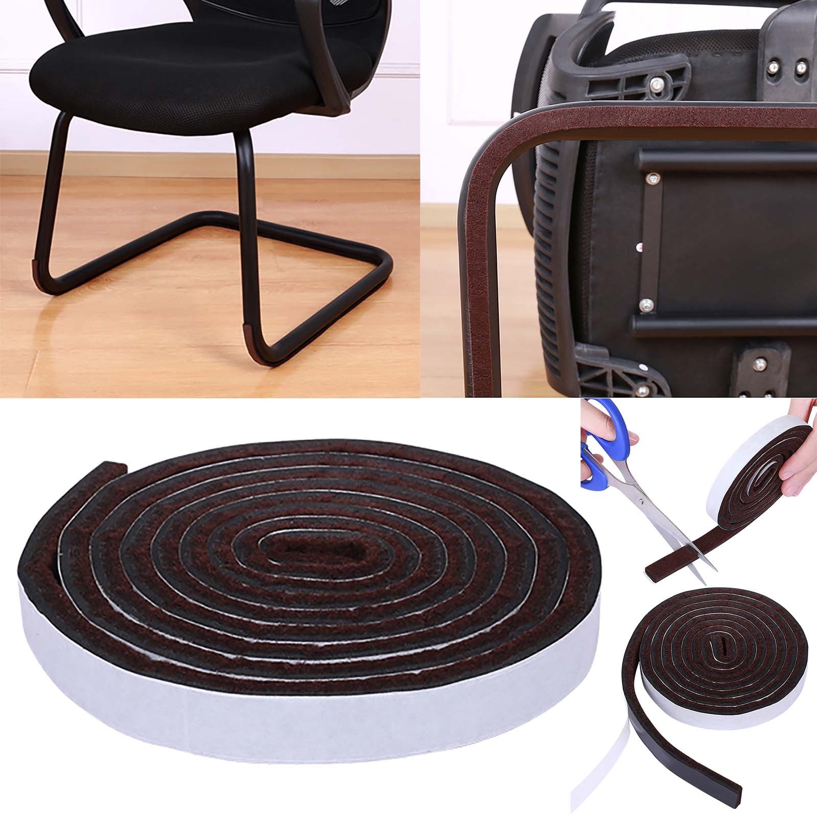 Home Furnishing Mats Jwdx Sofa Protective Cover Cropped Bow Chair Foot Pads Floor Protectors for Furniture Office Quiet Stool Leg Pads Furniture Sliding Pads for Hardwood Floors 1/2" x 60" As shows