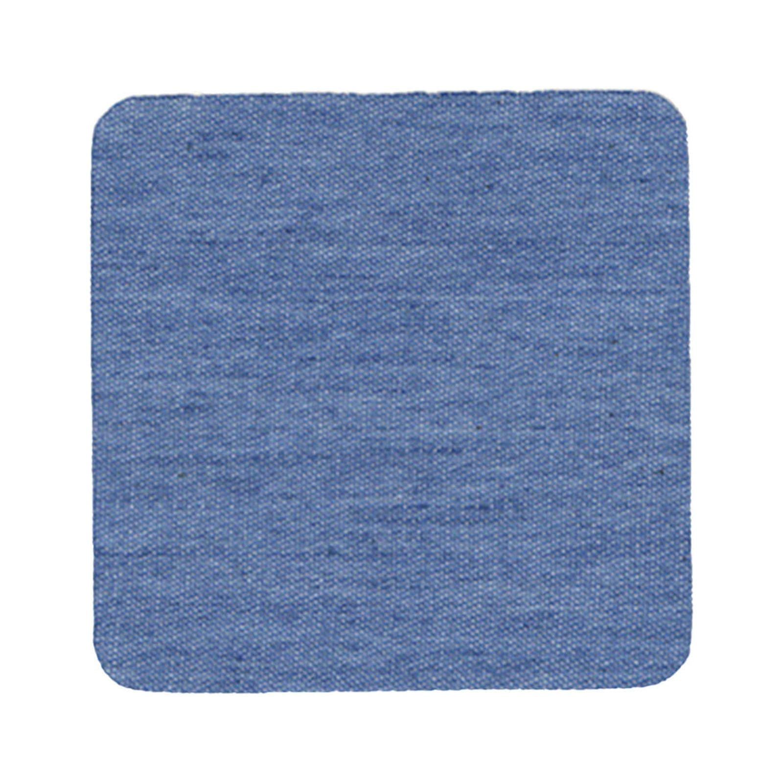 JWDX Hot Clearance! Denim Iron on Jean Patches Inside & Outside Strongest Glue Assorted Shades of Blue Repair Decorating 2.75 Inch, 5-Piece Jeans Patch Small Size (7.5x7.5Cm) Small (7.5x7.5cm), 5 pieces E