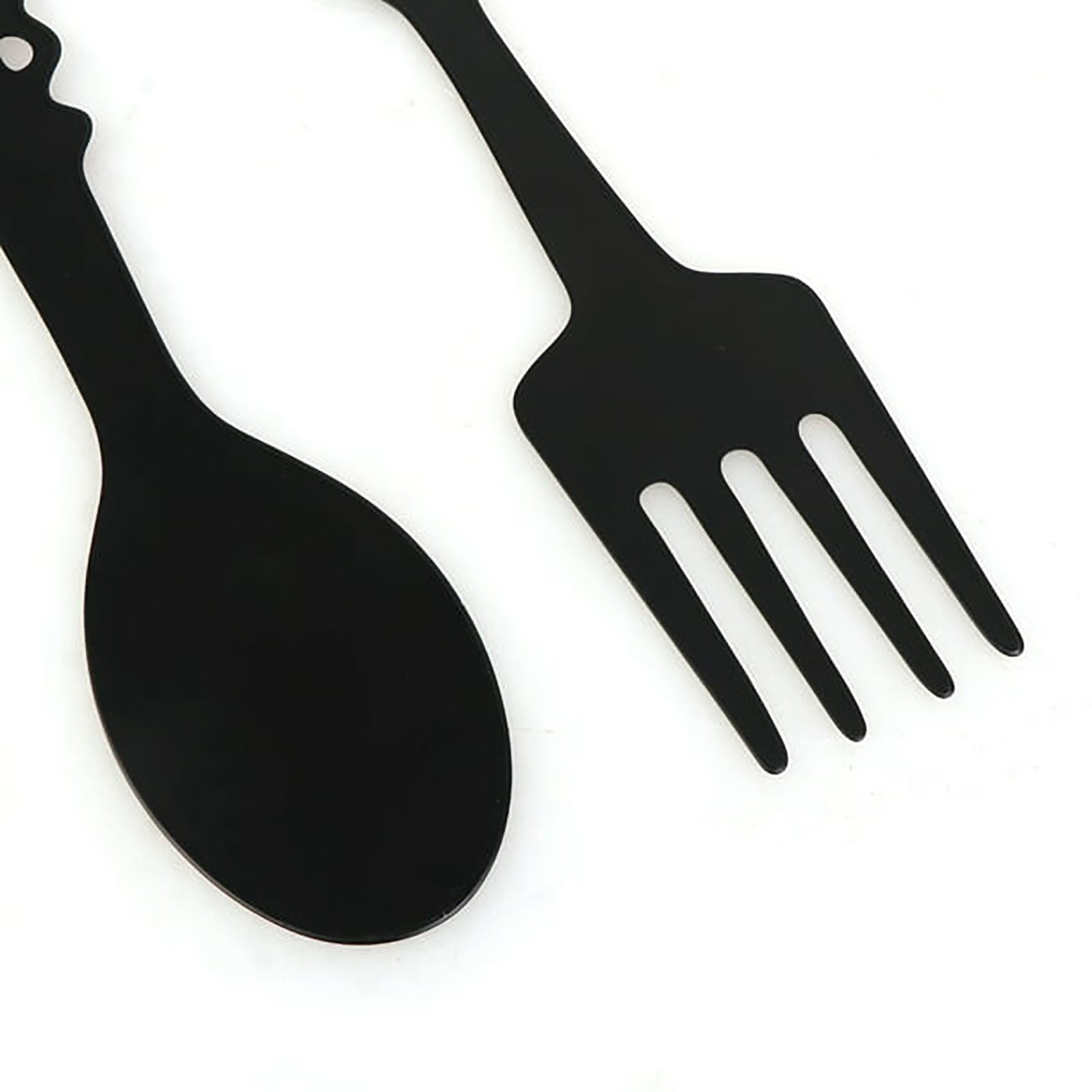 LGCASL Metal Fork Spoon Wall Decor Hanging Sculpture Farmhouse Wall Decor for Kitchen