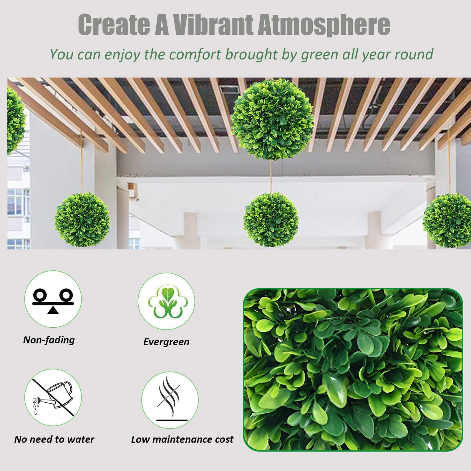 LGCASL Simulation Artificial Plant Topiary Faux Decorative for Garden Backyard Balcony and Home Décor