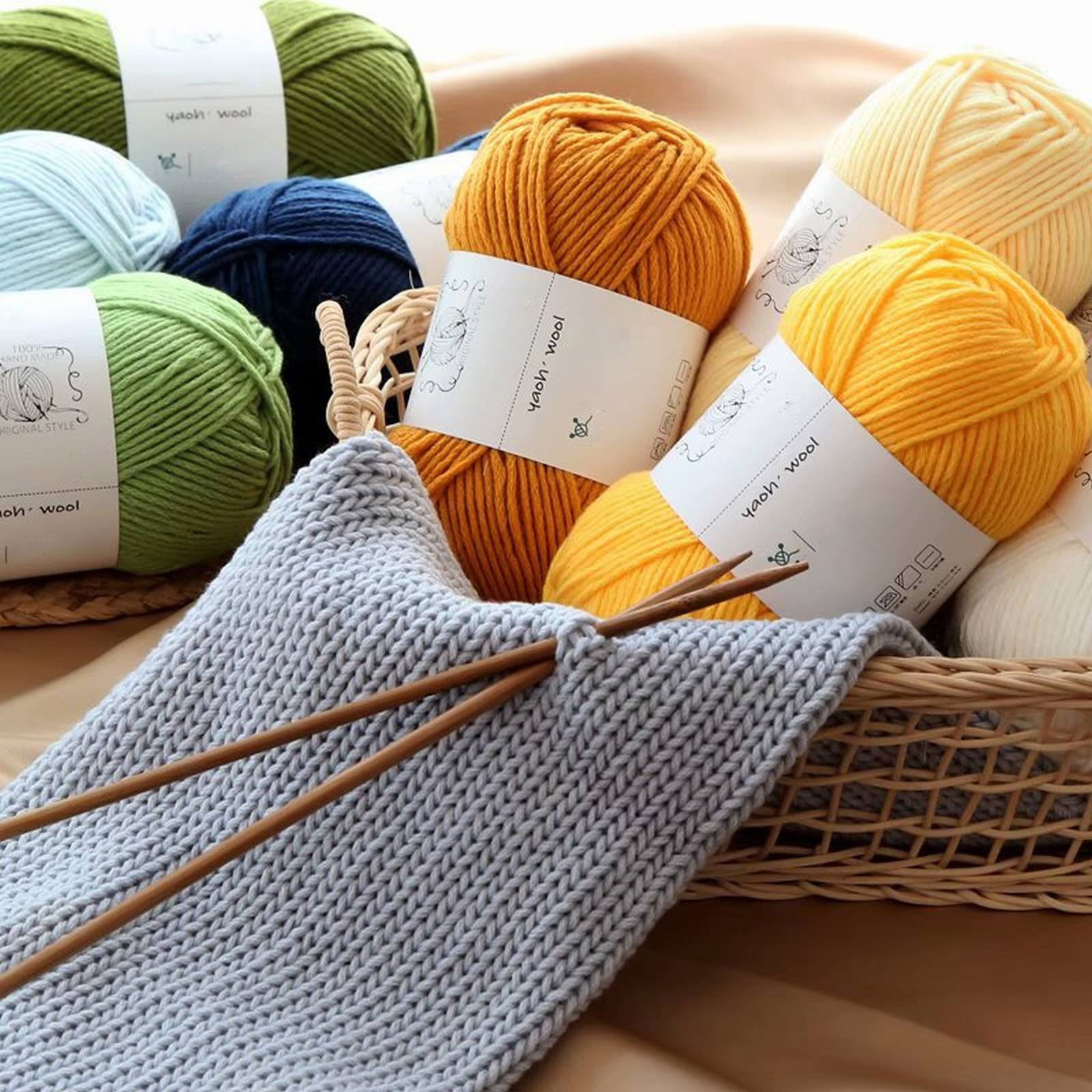 LGCASL Hand-Knitted Yarn #2 Pure White