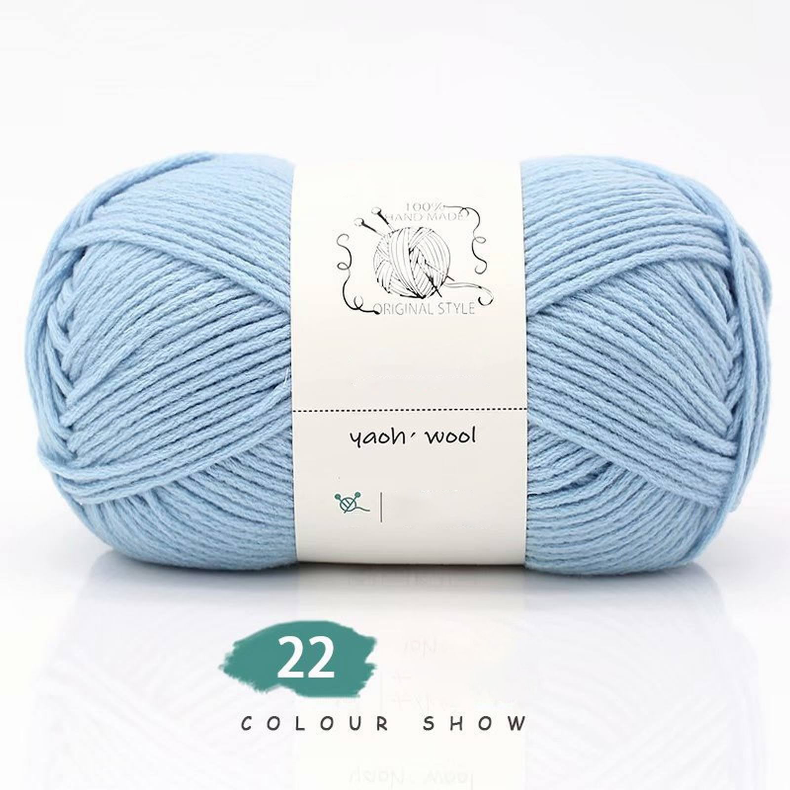 LGCASL Hand-Knitted Yarn #2 Pure White