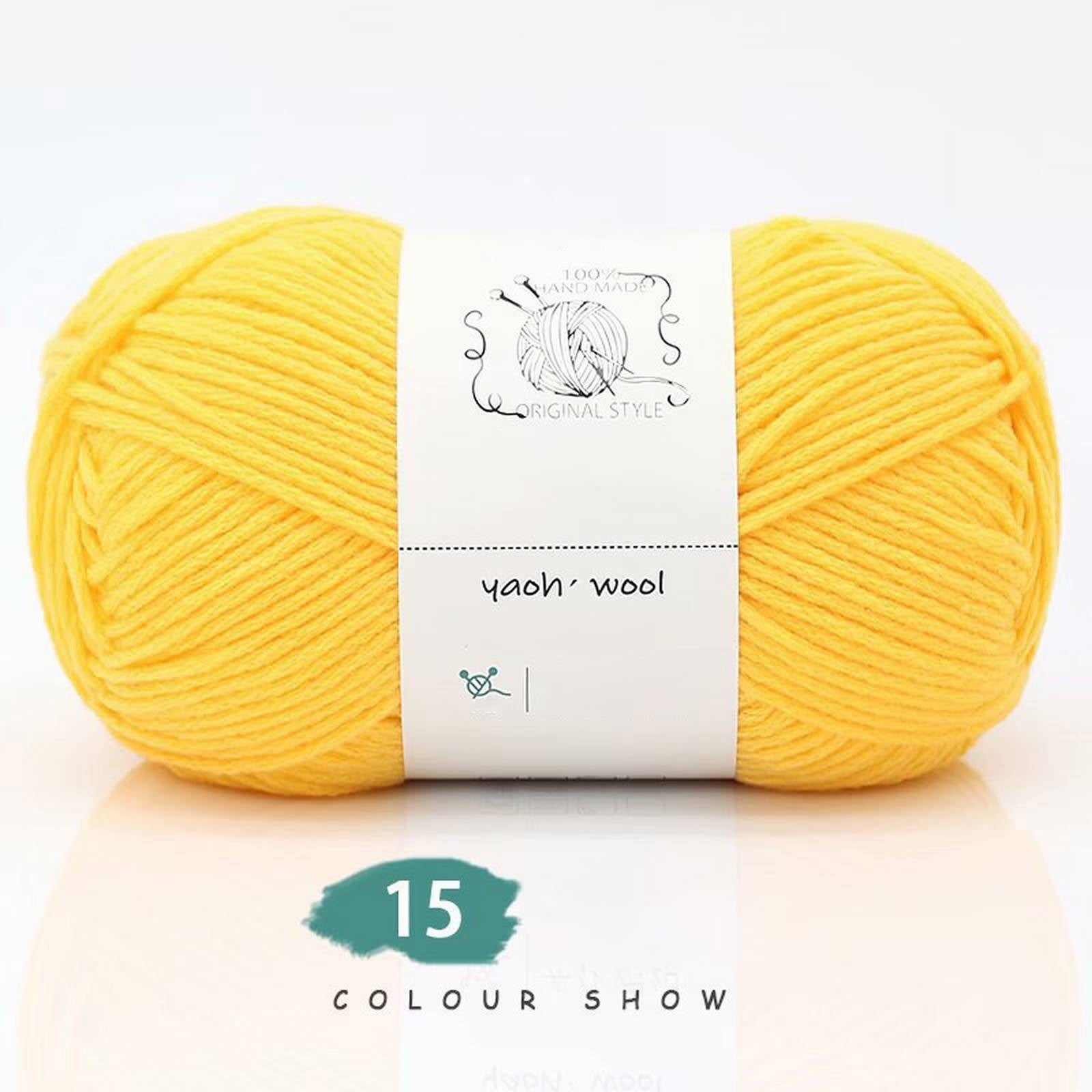 LGCASL Hand-Knitted Yarn #2 Pure White