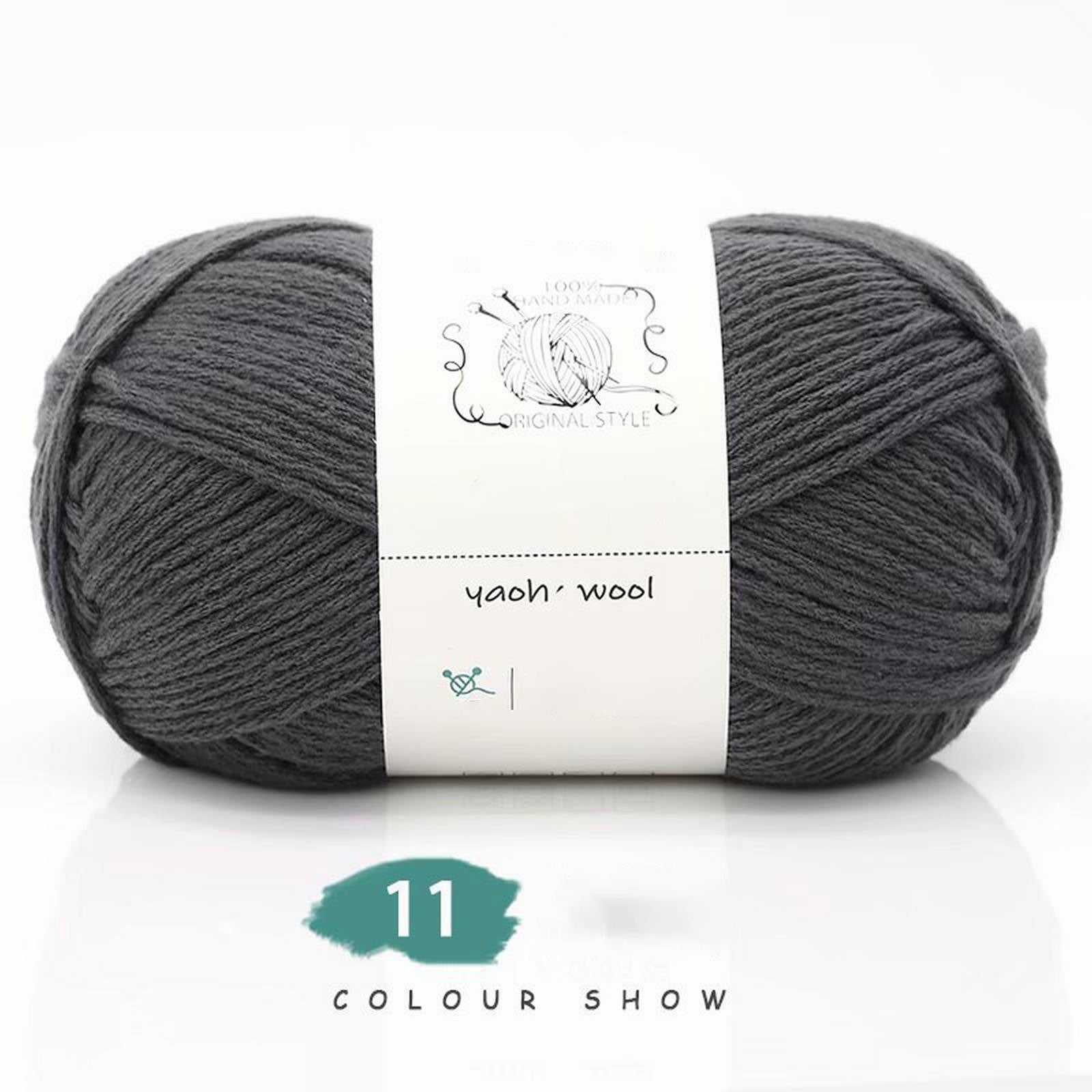 LGCASL Hand-Knitted Yarn #2 Pure White 