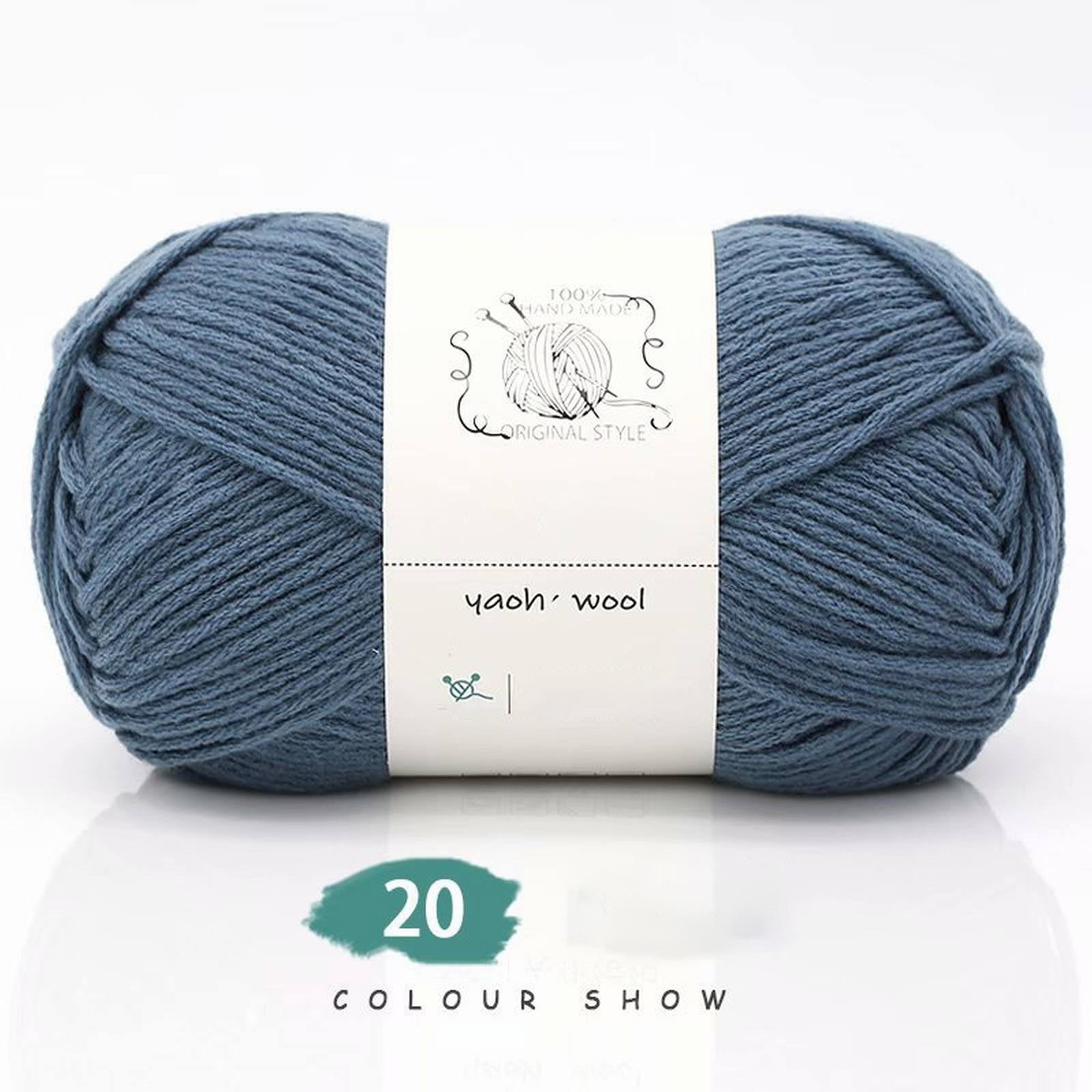 LGCASL Hand-Knitted Yarn #2 Pure White 