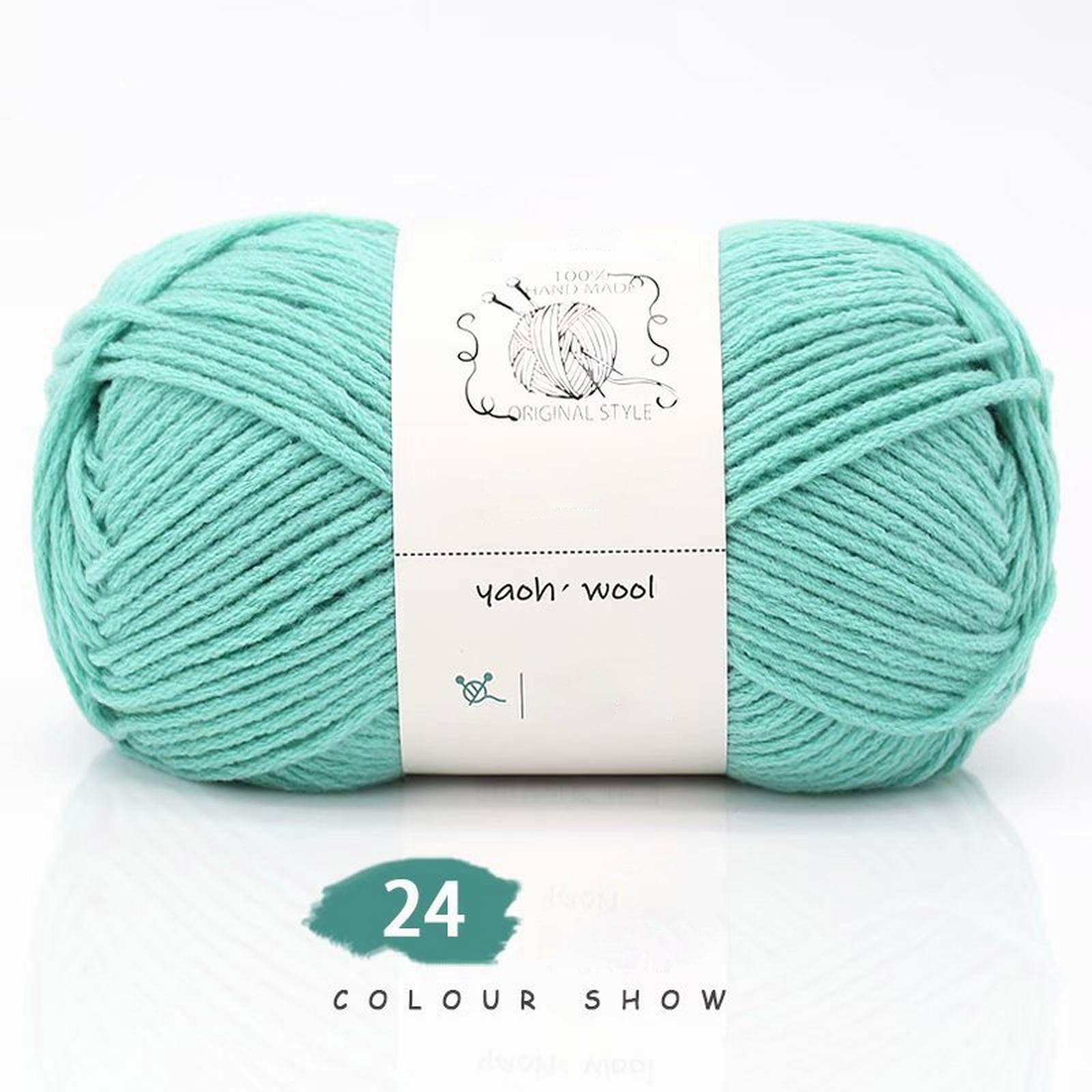LGCASL Hand-Knitted Yarn #2 Pure White