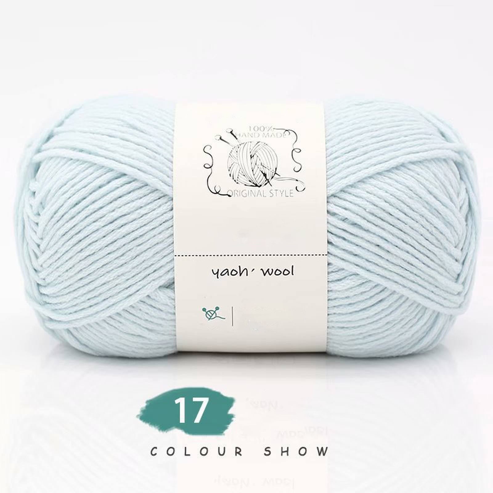 LGCASL Hand-Knitted Yarn #2 Pure White
