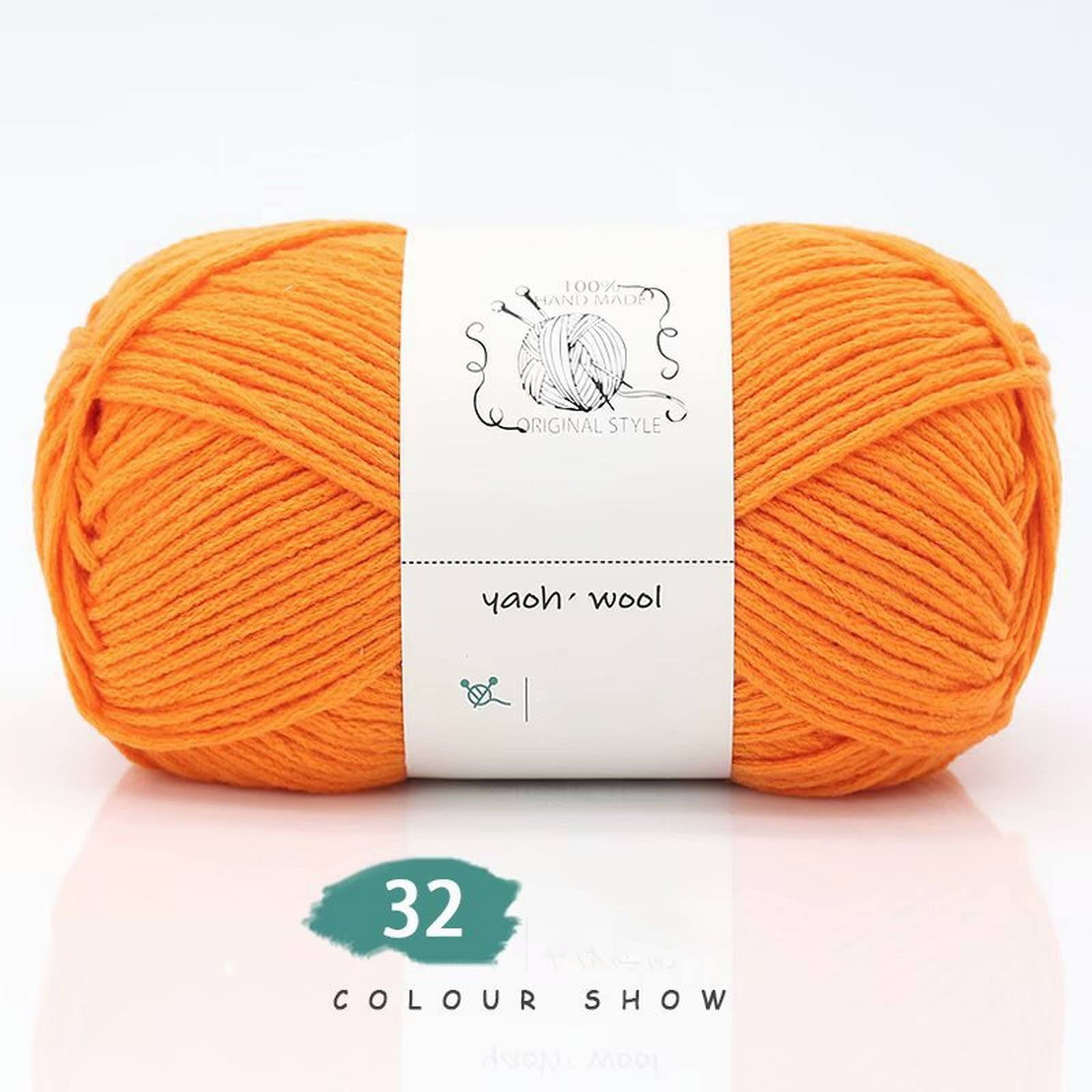 LGCASL Hand-Knitted Yarn #2 Pure White