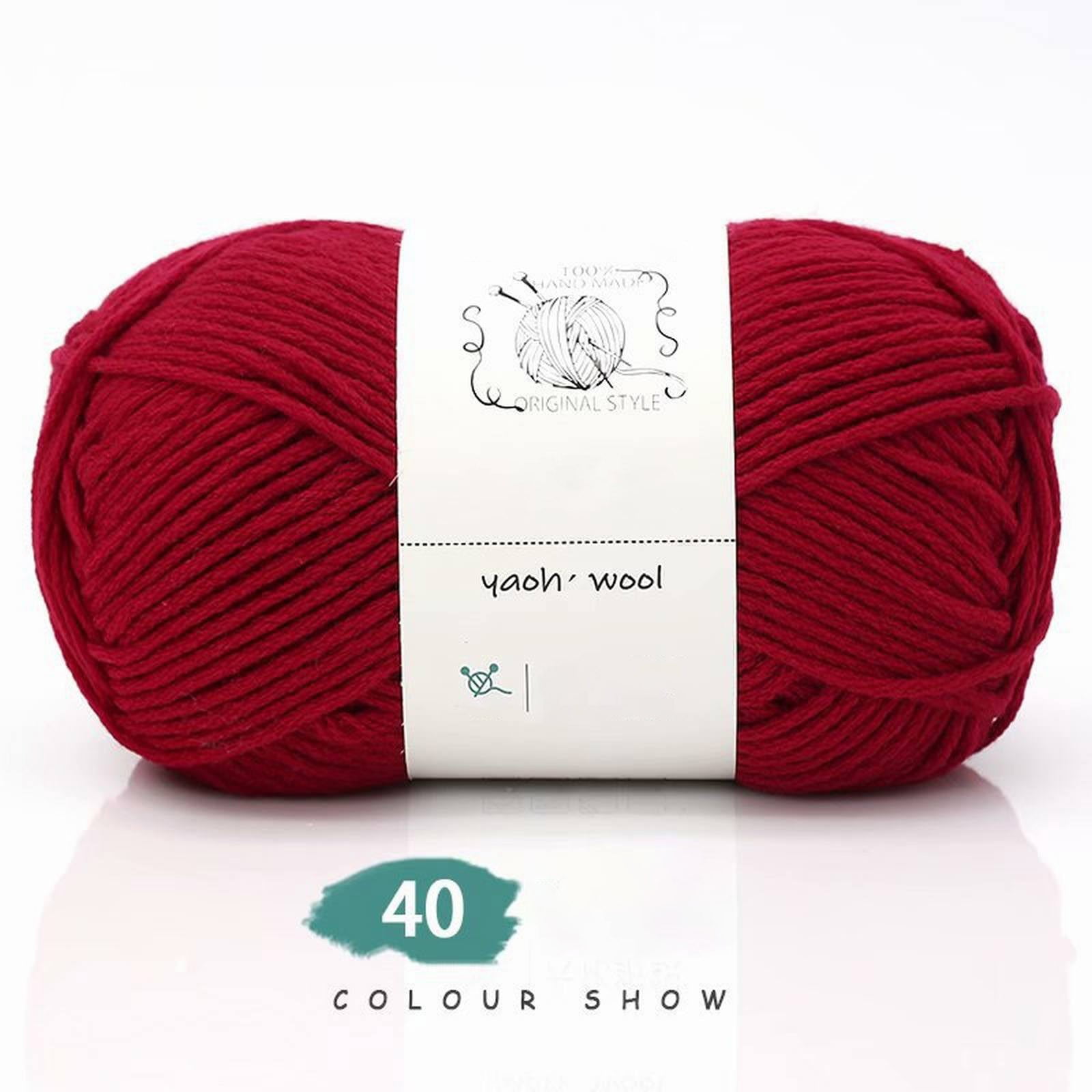 LGCASL Hand-Knitted Yarn #2 Pure White