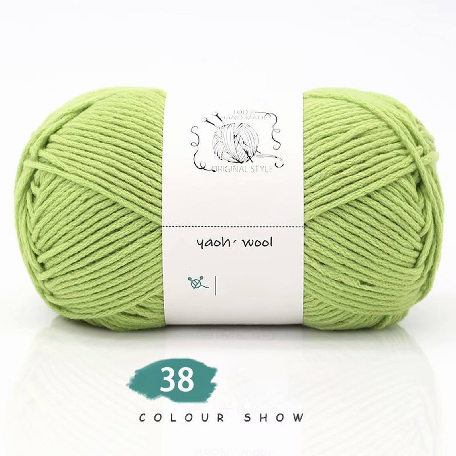 LGCASL Hand-Knitted Yarn #2 Pure White 