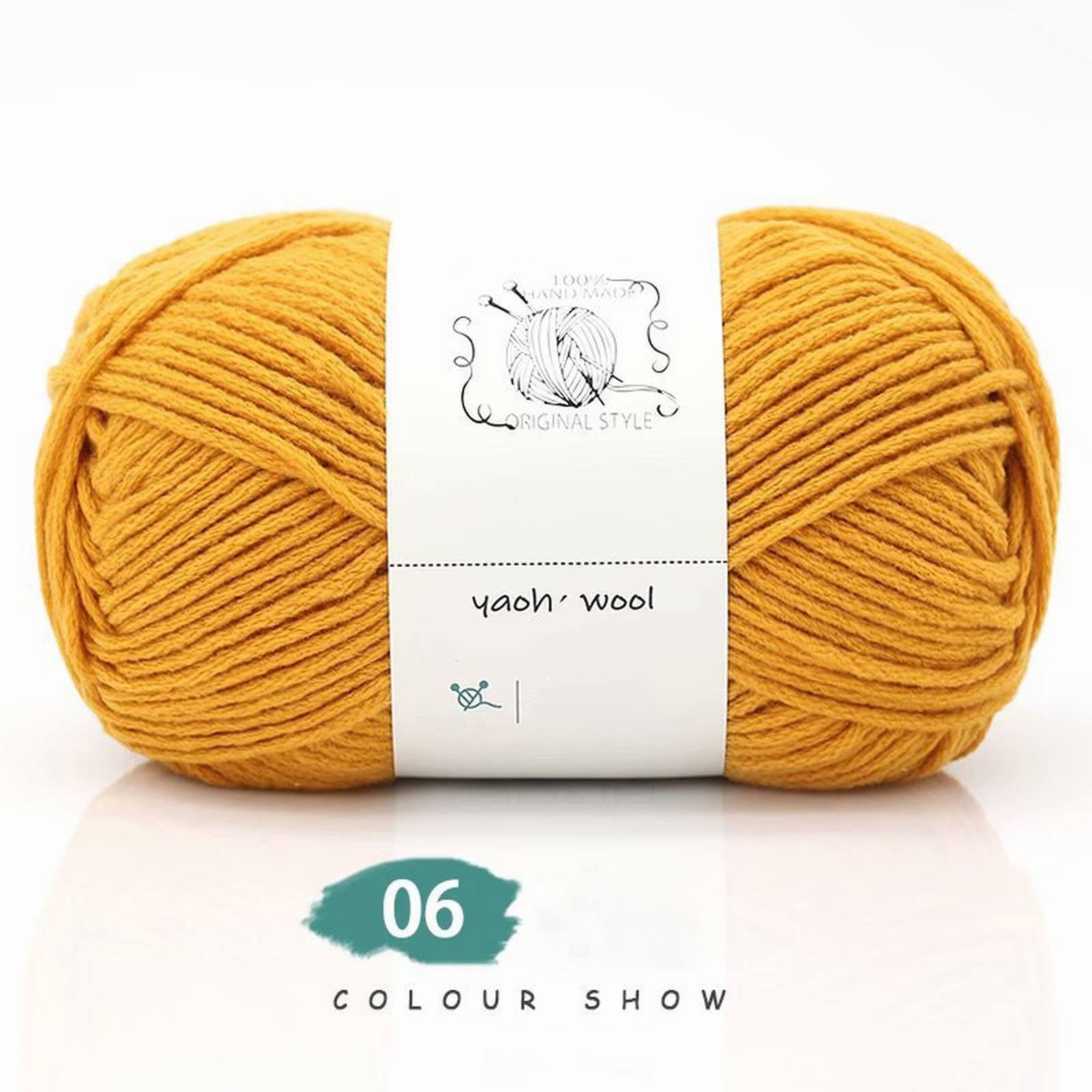 LGCASL Hand-Knitted Yarn #2 Pure White 