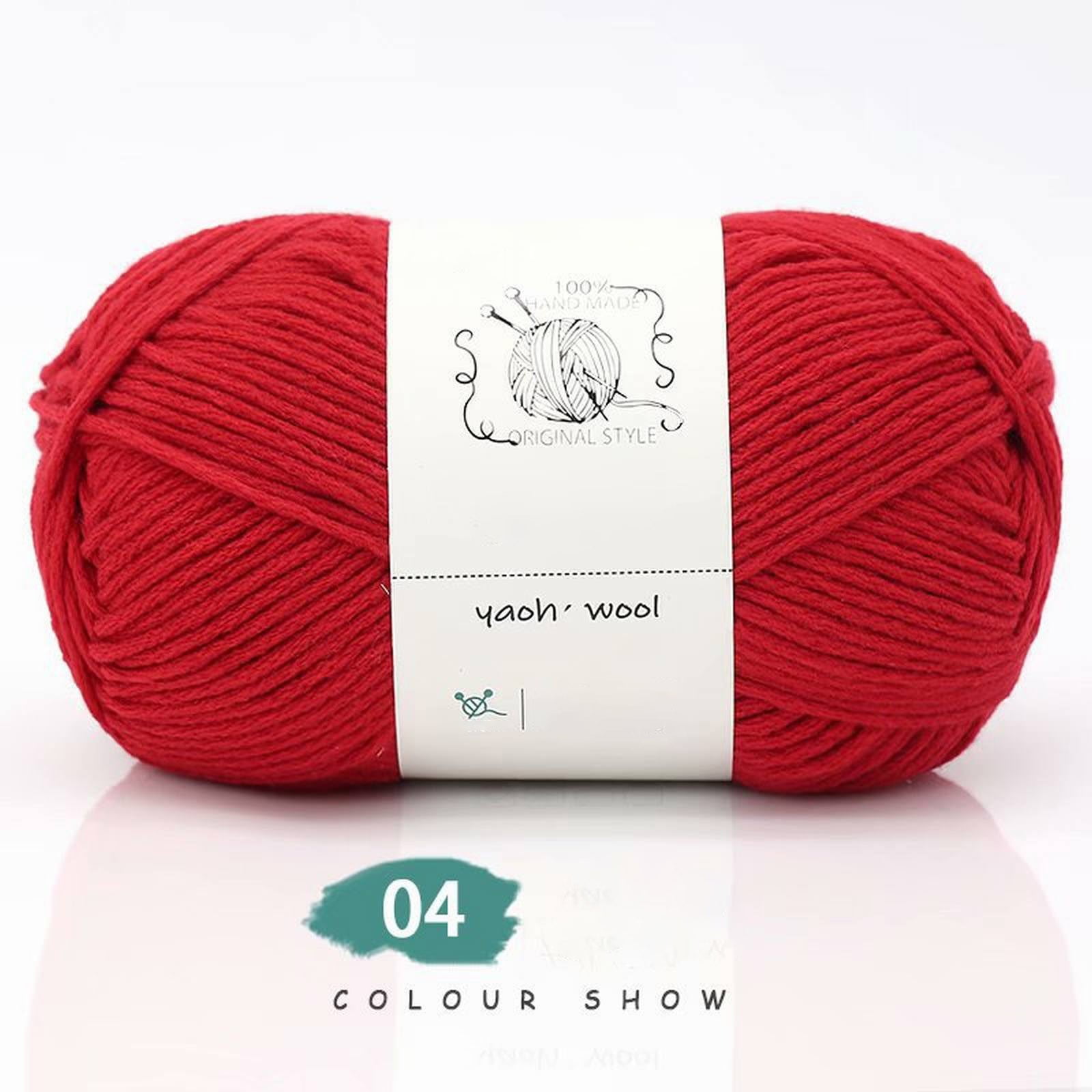 LGCASL Hand-Knitted Yarn #2 Pure White 