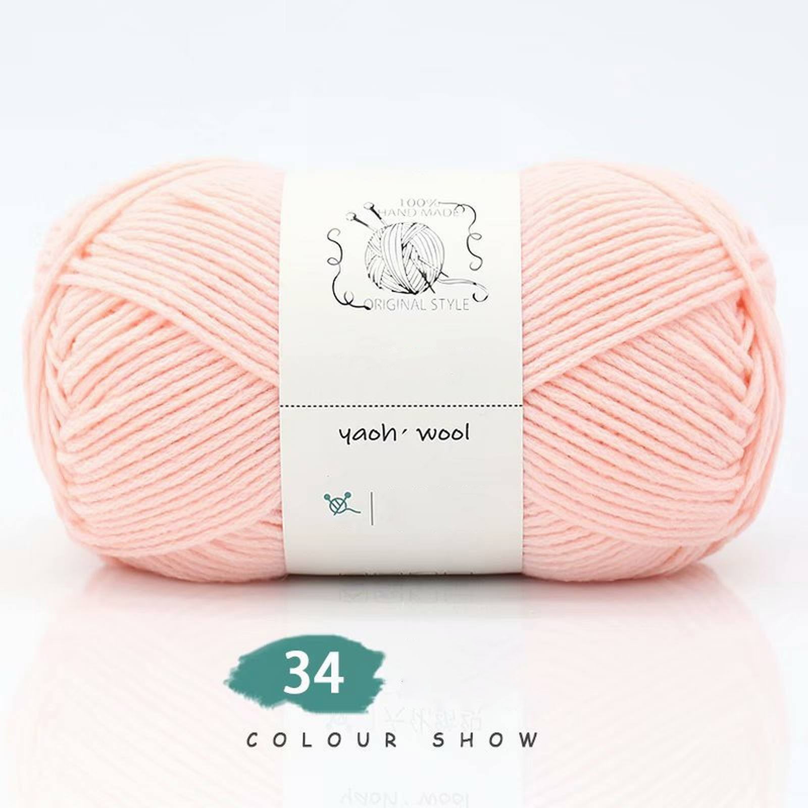 LGCASL Hand-Knitted Yarn #2 Pure White 