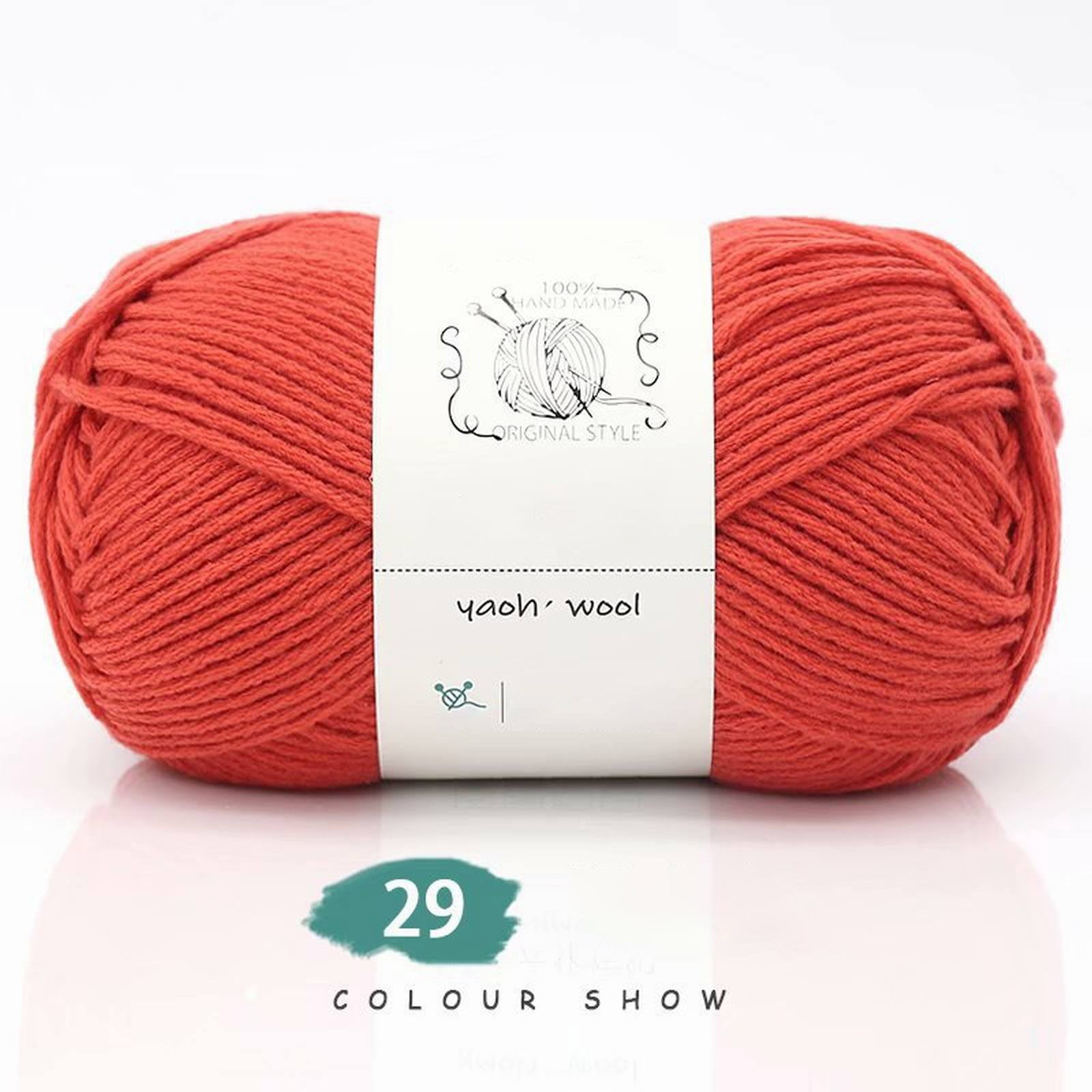 LGCASL Hand-Knitted Yarn #2 Pure White 