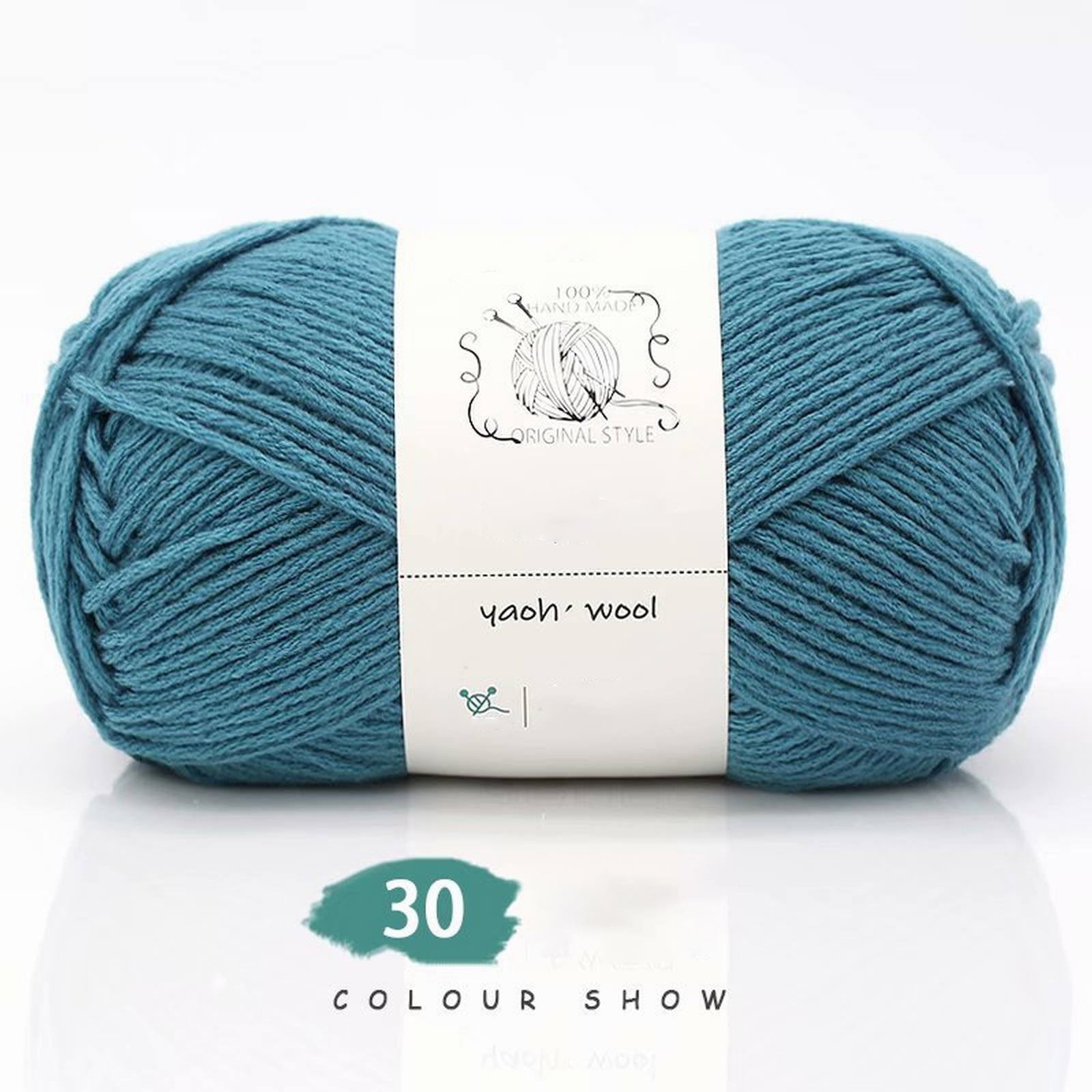 LGCASL Hand-Knitted Yarn #2 Pure White 