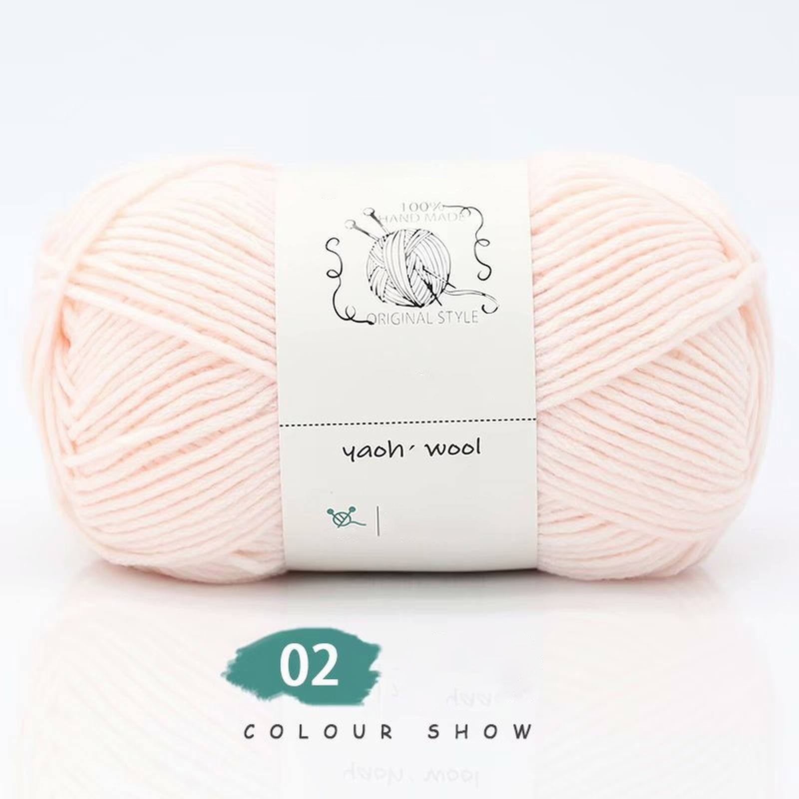 LGCASL Hand-Knitted Yarn #2 Pure White