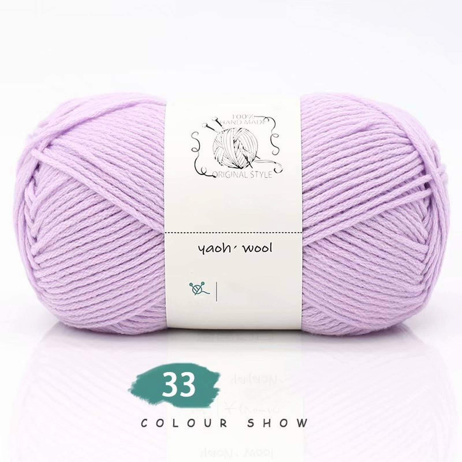 LGCASL Hand-Knitted Yarn #2 Pure White