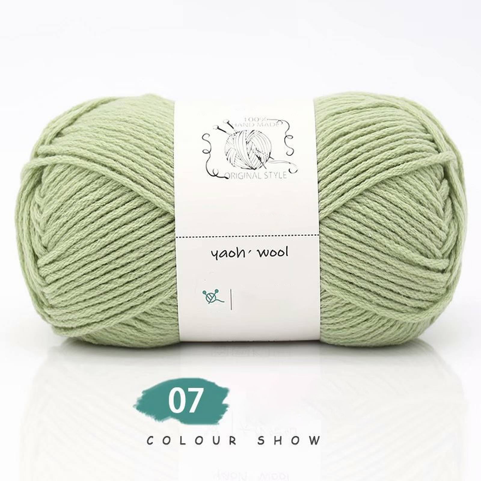 LGCASL Hand-Knitted Yarn #2 Pure White
