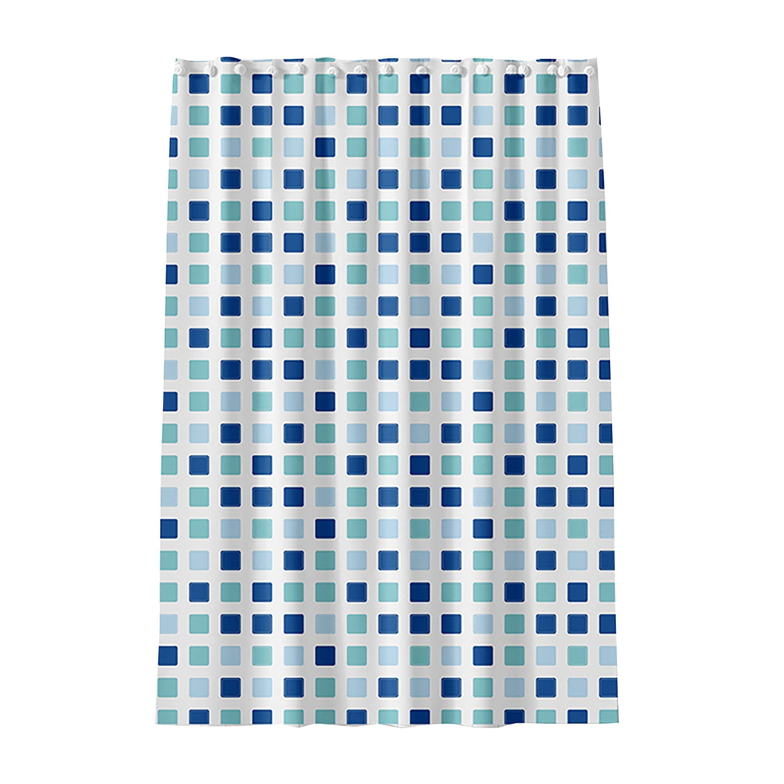 Shower Curtain*1 Piece Peva Blue and Green Square Shower Curtain Thickened Bathroom Curtain for Home Shower Partition with Hooks One Size Mint Green Shower Curtain*1 Piece Peva Blue and Green Square Shower Curtain Thickened Bathroom Curtain for Home Shower Partition with Hooks One Size Mint Green