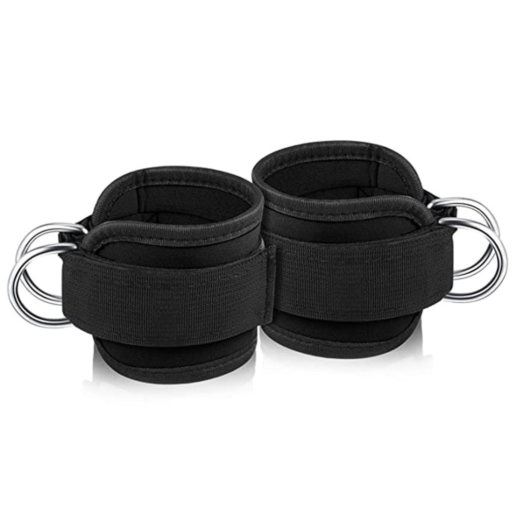 Weight Lifting Ankle D-Ring Strap Pulley Cable Kickbacks Attachment Gym Leg Black/Blue/Rose Red Weight Lifting Ankle D-Ring Strap Pulley Cable Kickbacks Attachment Gym Leg Black/Blue/Rose Red