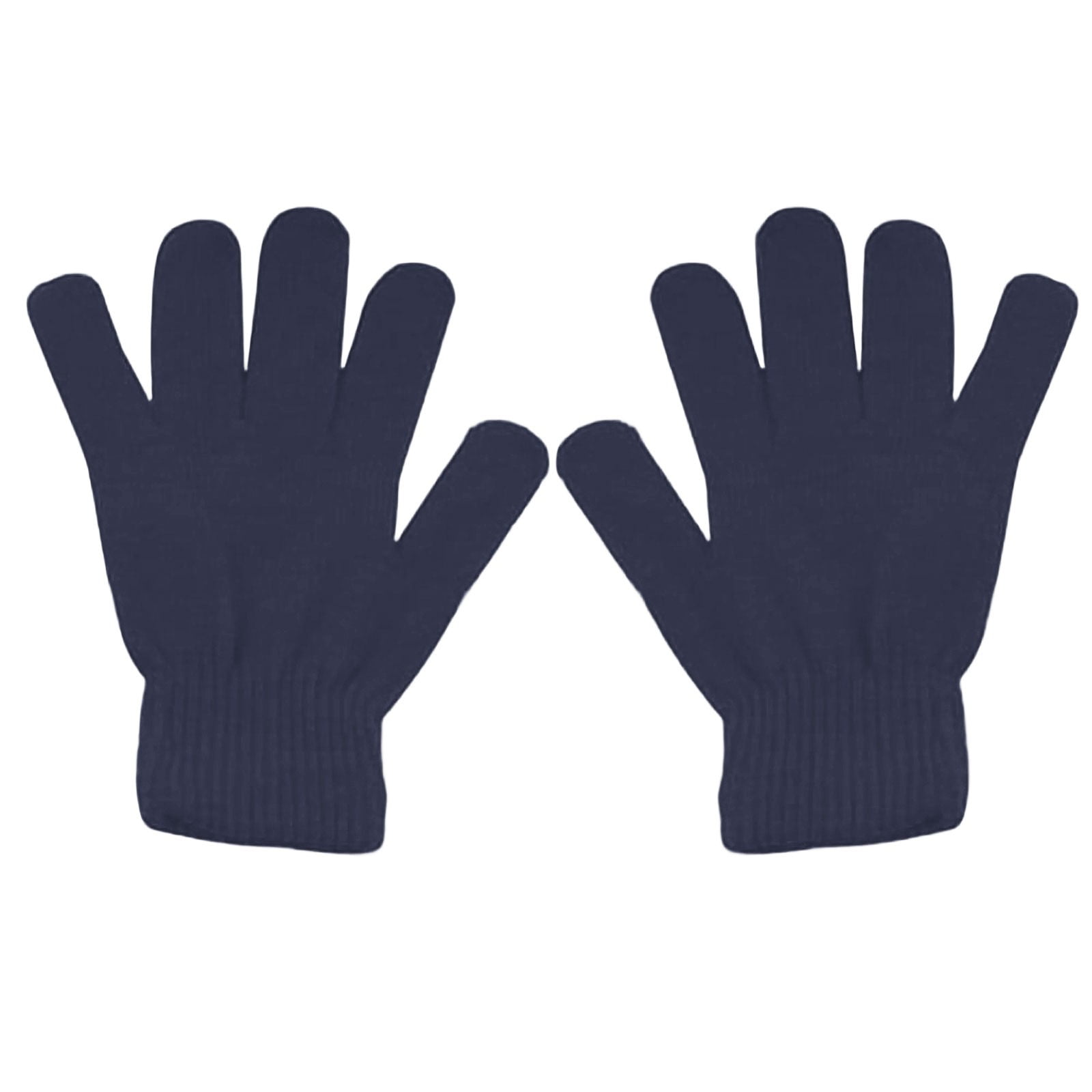 LGCASL Clearance! Winter Gloves Warm Strecty Knit Gloves for Men Women- One Size Dark Gray LGCASL Clearance! Winter Gloves Warm Strecty Knit Gloves for Men Women- One Size Dark Gray